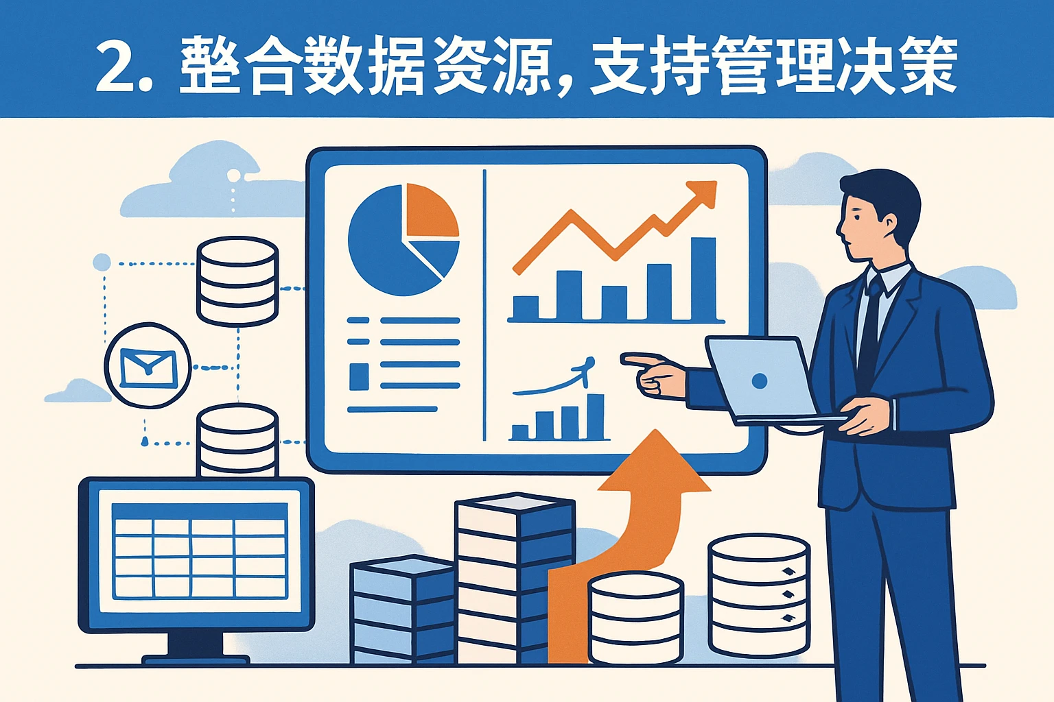 2. 整合数据资源，支持管理决策