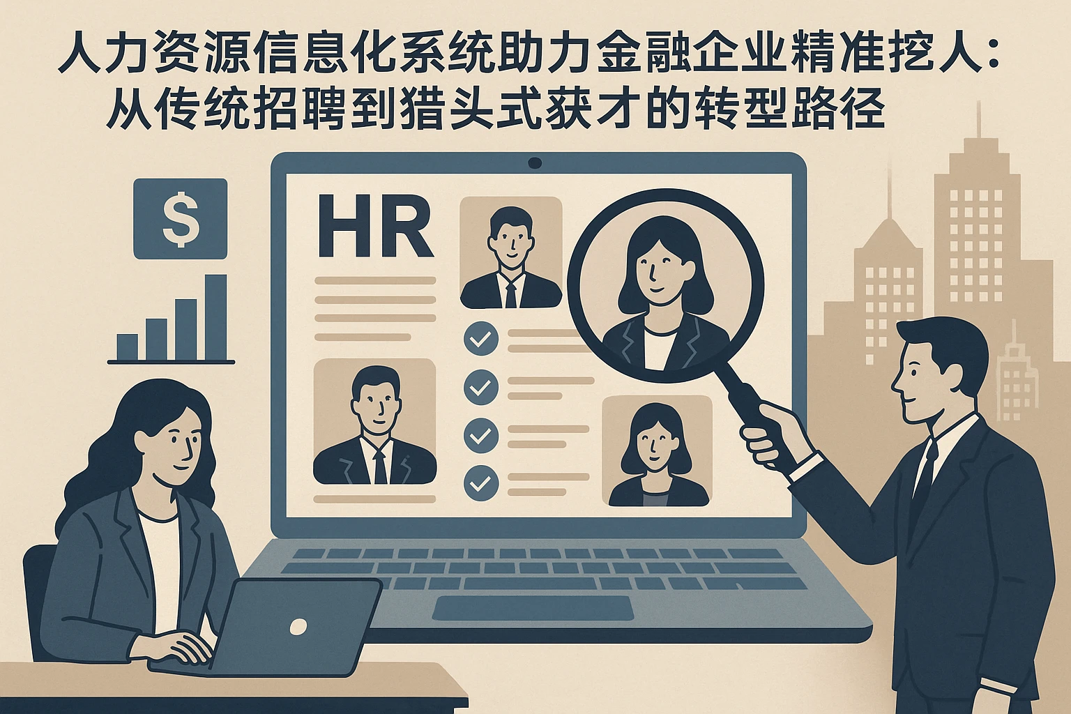 人力资源信息化系统助力金融企业精准挖人：从传统招聘到猎头式获才的转型路径