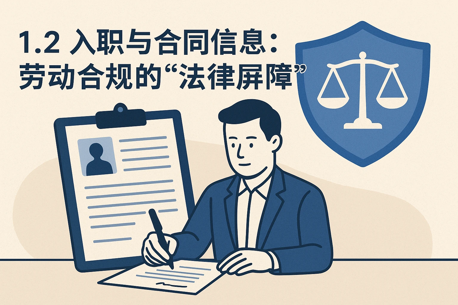 1.2 入职与合同信息：劳动合规的“法律屏障”
