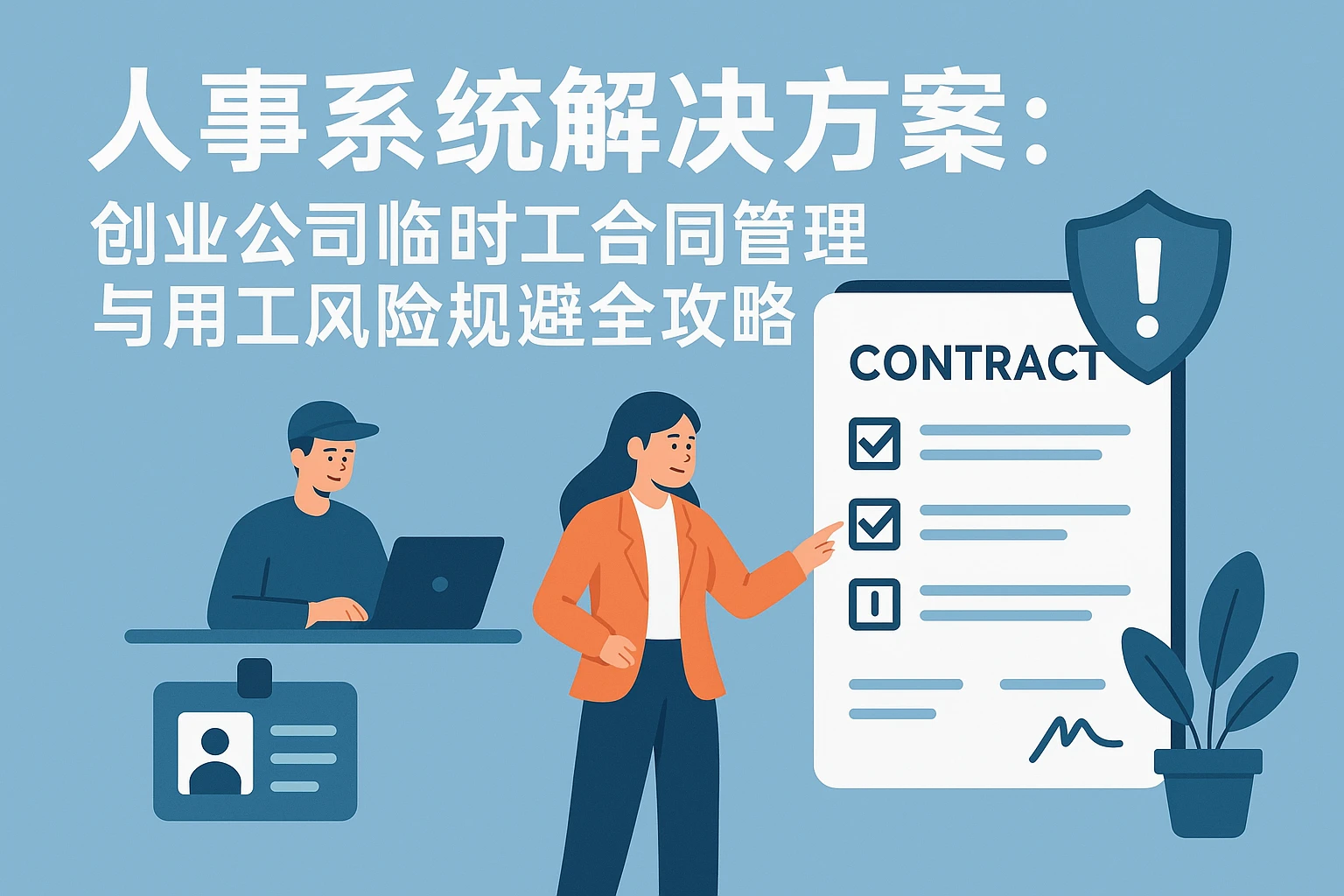 人事系统解决方案：创业公司临时工合同管理与用工风险规避全攻略