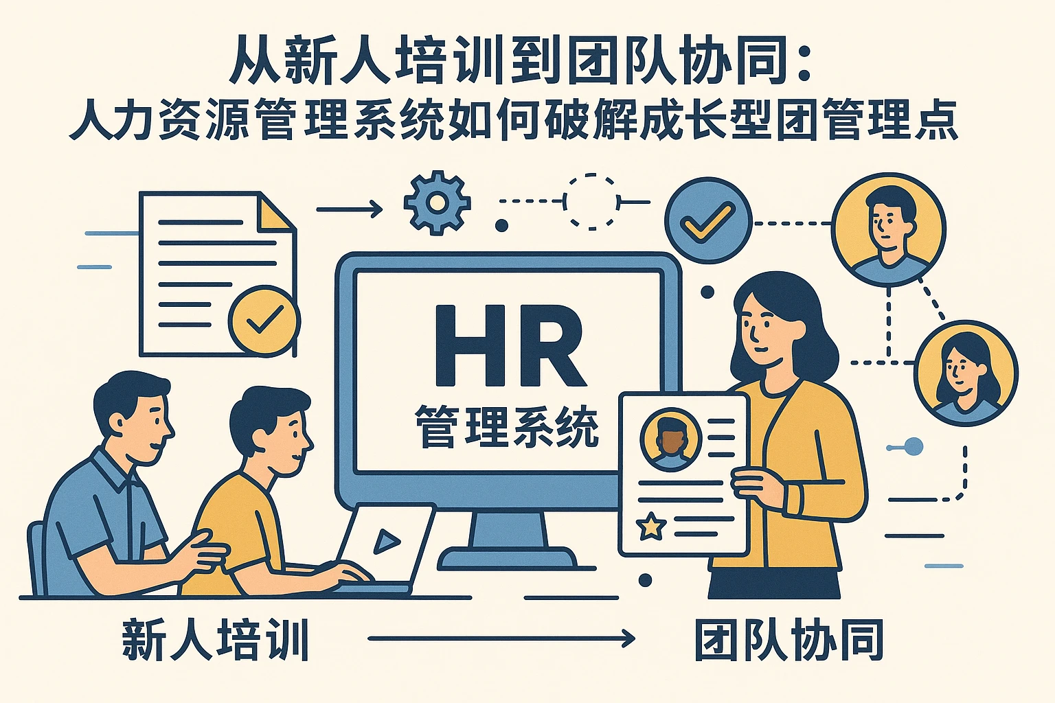 从新人培训到团队协同:人力资源管理系统如何破解成长型团队管理痛点