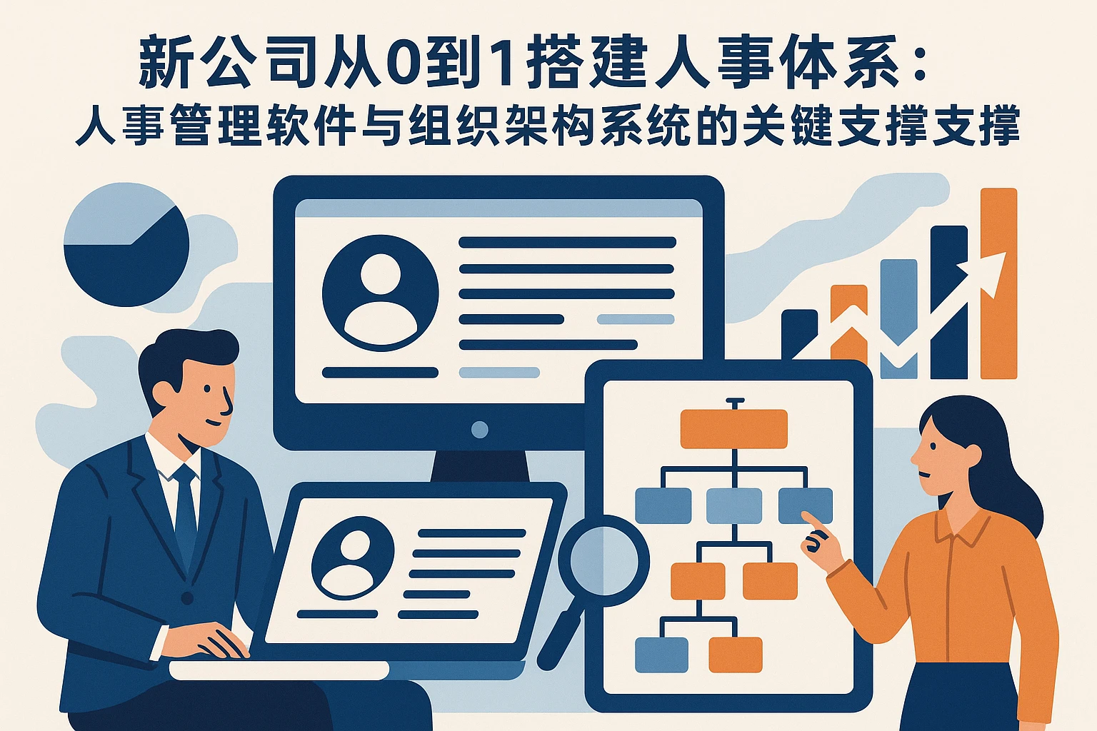 新公司从0到1搭建人事体系：人事管理软件与组织架构系统的关键支撑