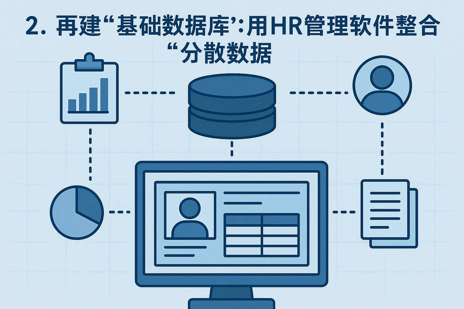 2. 再建“基础数据库”：用HR管理软件整合“分散数据”