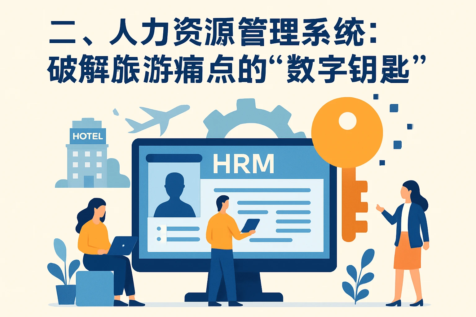 二、人力资源管理系统：破解旅游痛点的“数字钥匙”