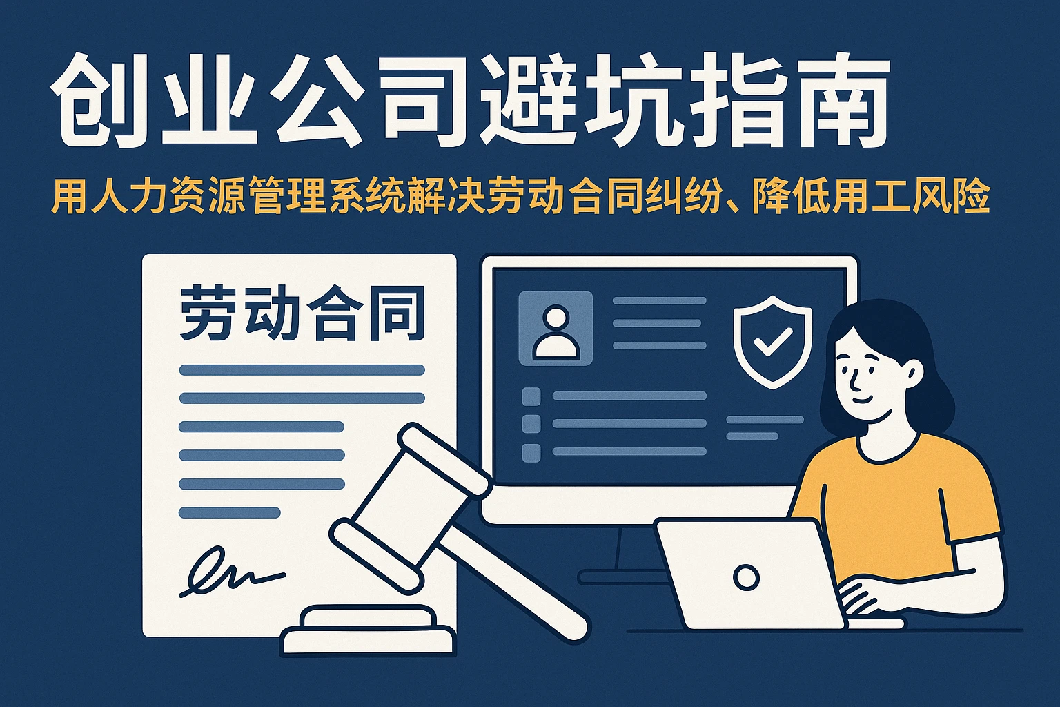 创业公司避坑指南：用人力资源管理系统解决劳动合同纠纷，降低用工风险
