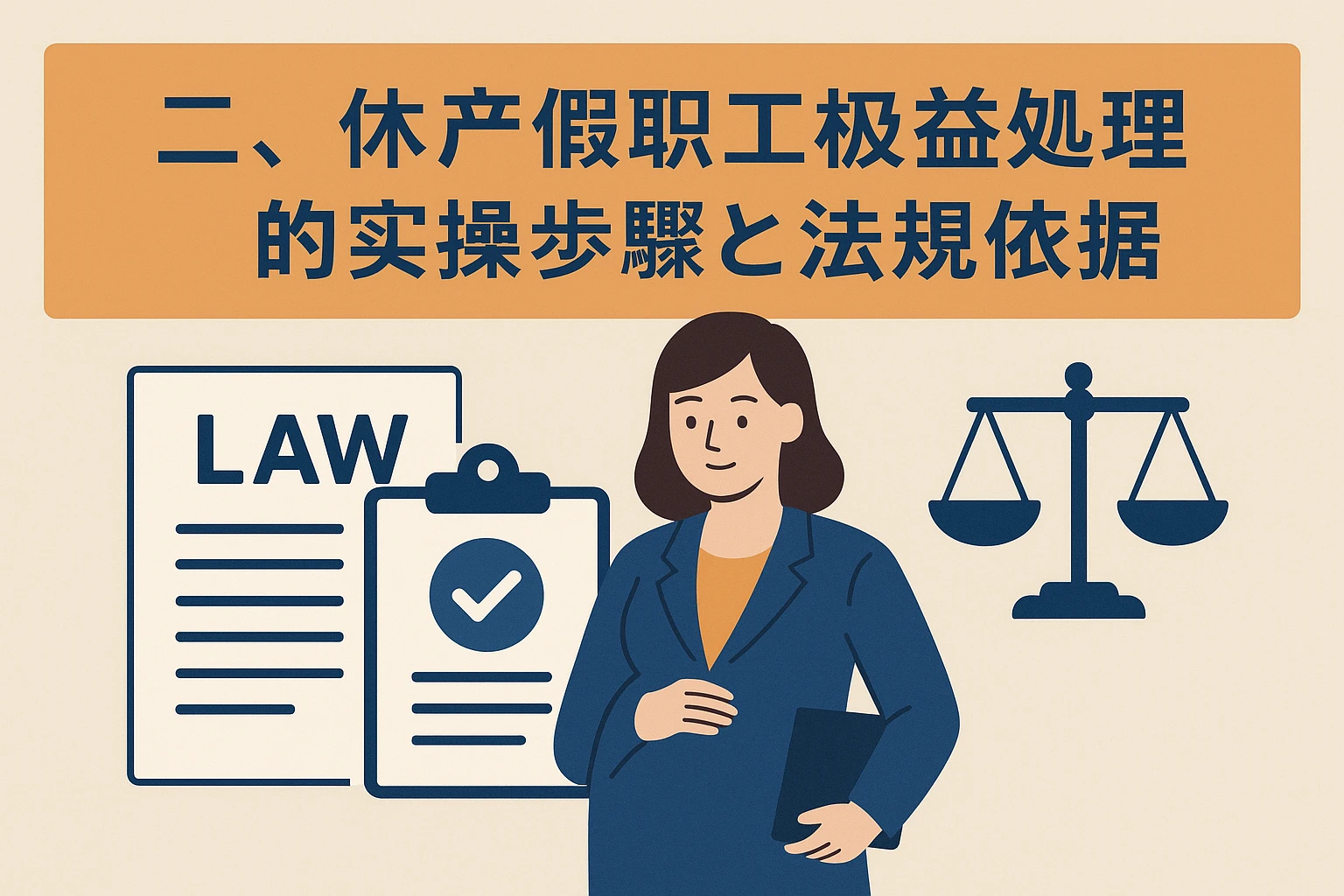 二、休产假职工权益处理的实操步骤与法规依据
