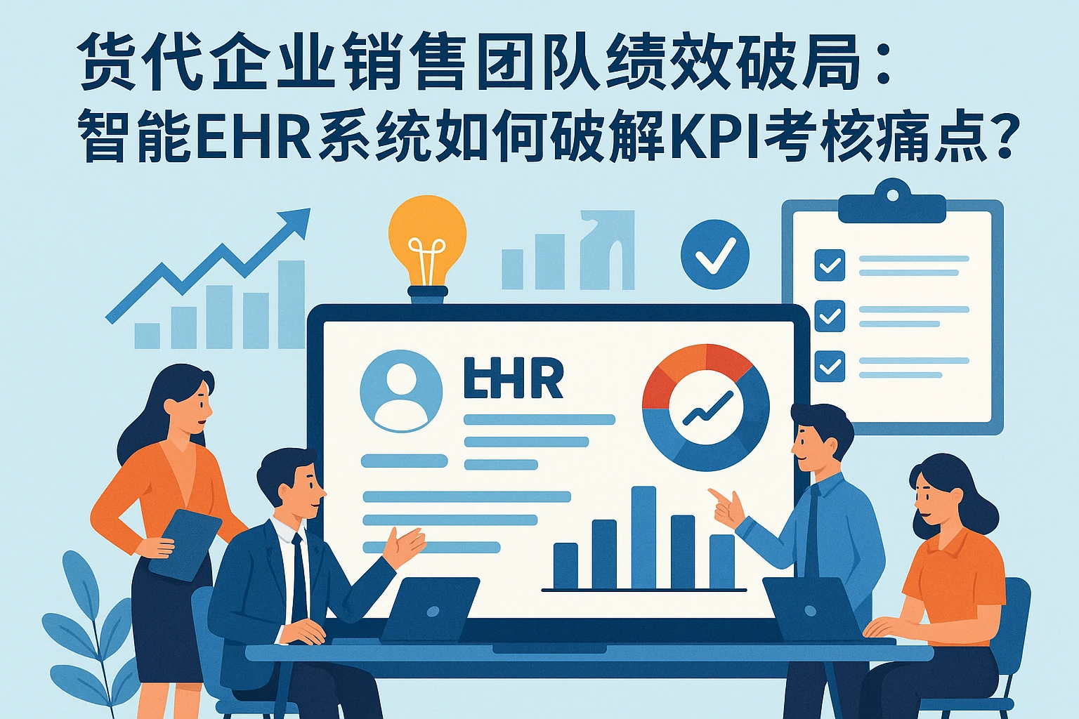 货代企业销售团队绩效破局：智能EHR系统如何破解KPI考核痛点？