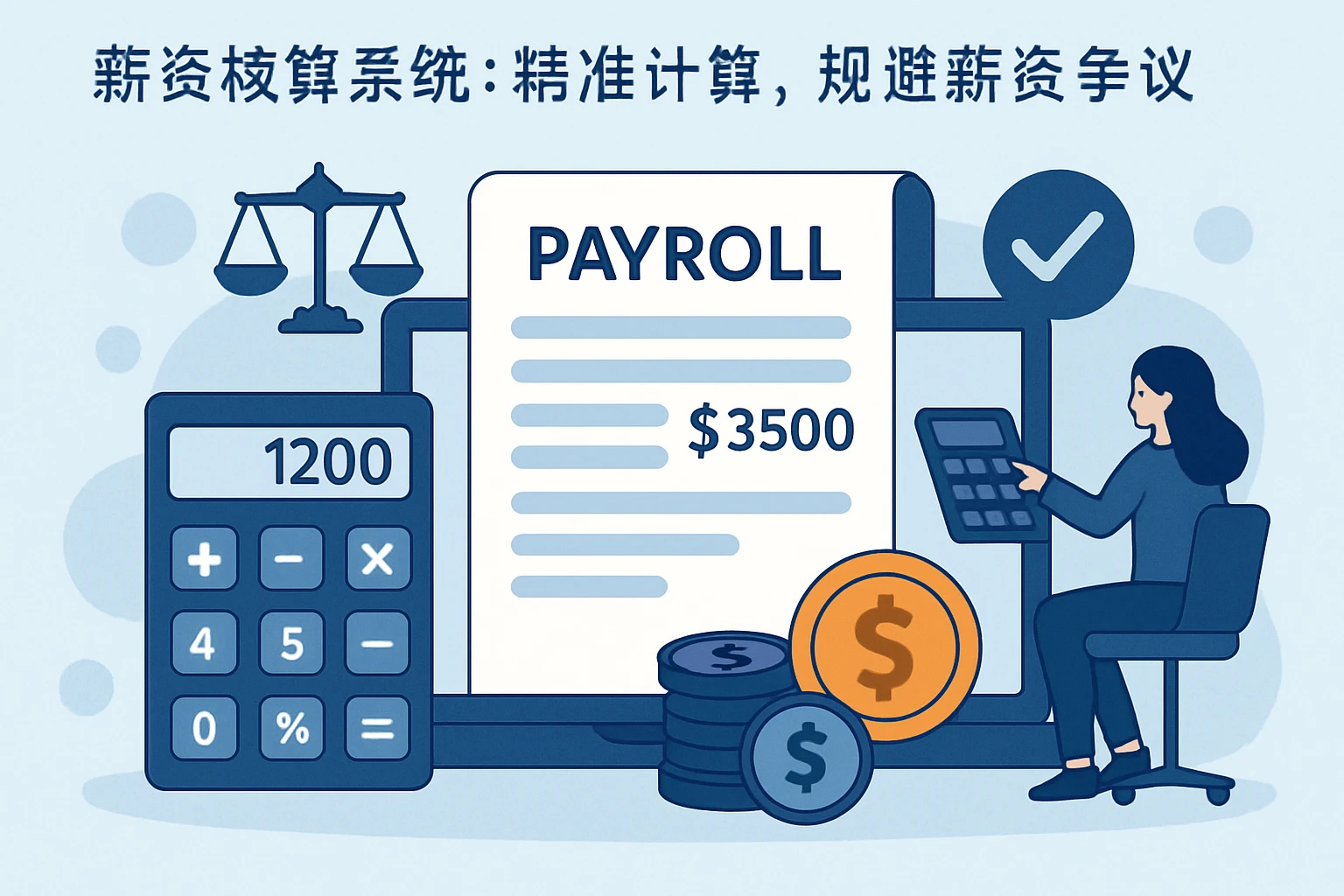 1. 薪资核算系统：精准计算，规避薪资争议