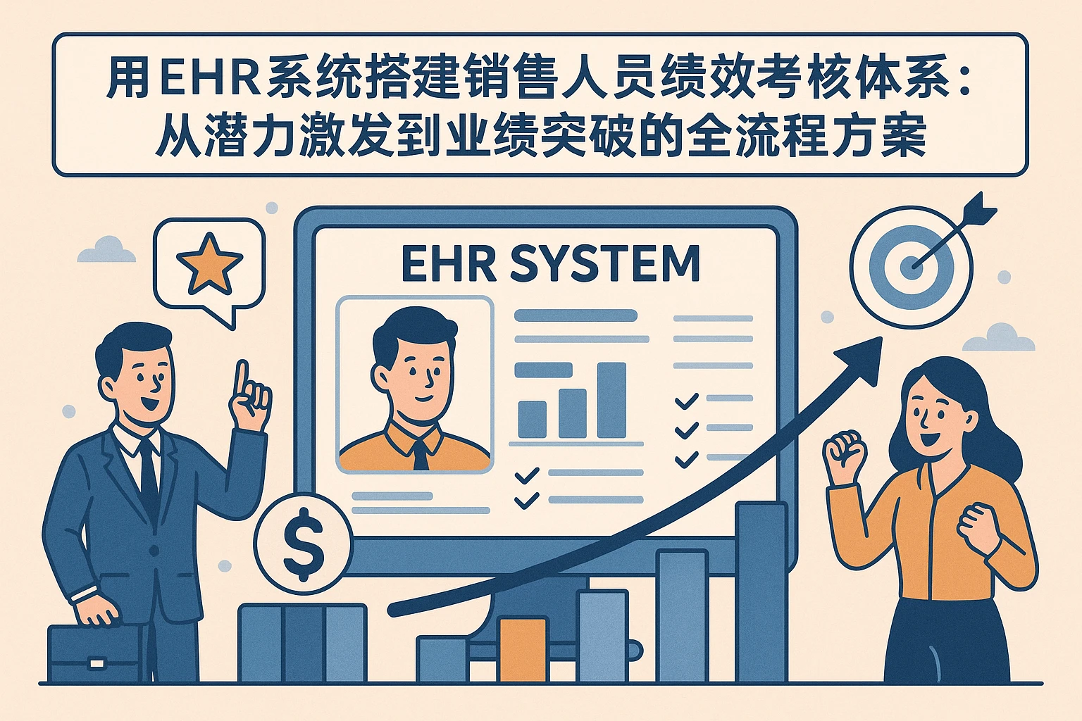 用EHR系统搭建销售人员绩效考核体系：从潜力激发到业绩突破的全流程方案