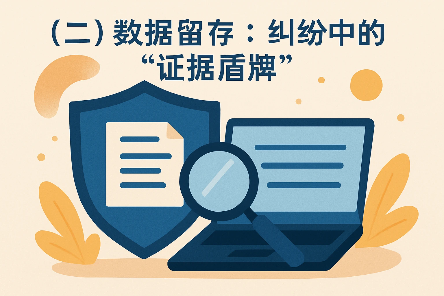 （二）数据留存：纠纷中的“证据盾牌”