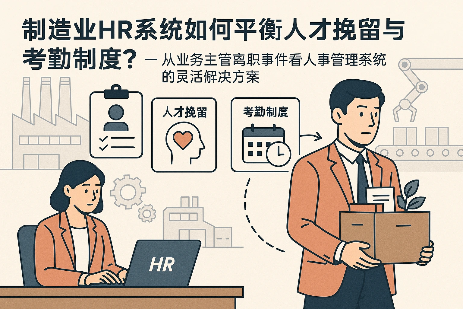 制造业HR系统如何平衡人才挽留与考勤制度？——从业务主管离职事件看人事管理系统的灵活解决方案