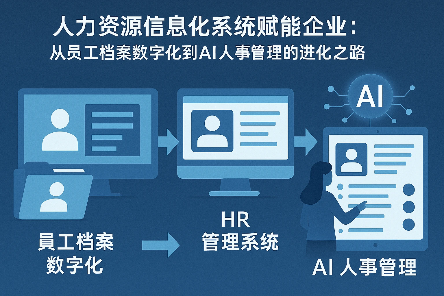 人力资源信息化系统赋能企业：从员工档案数字化到AI人事管理的进化之路