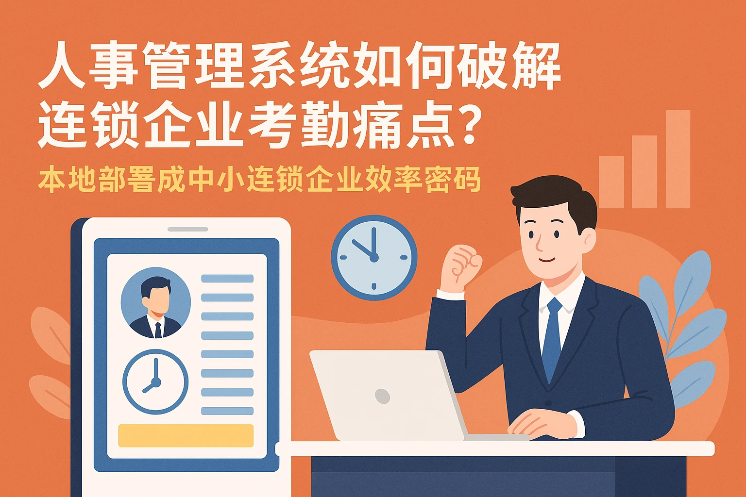人事管理系统如何破解连锁企业考勤痛点？本地部署成中小连锁企业效率密码