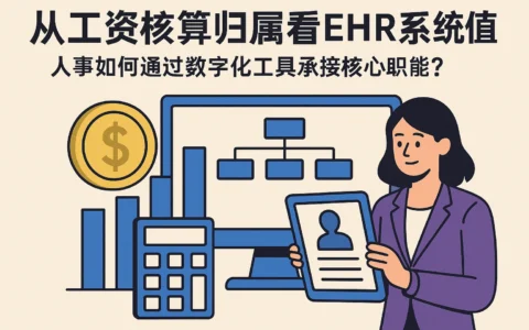 从工资核算归属看EHR系统价值：人事如何通过数字化工具承接核心职能？