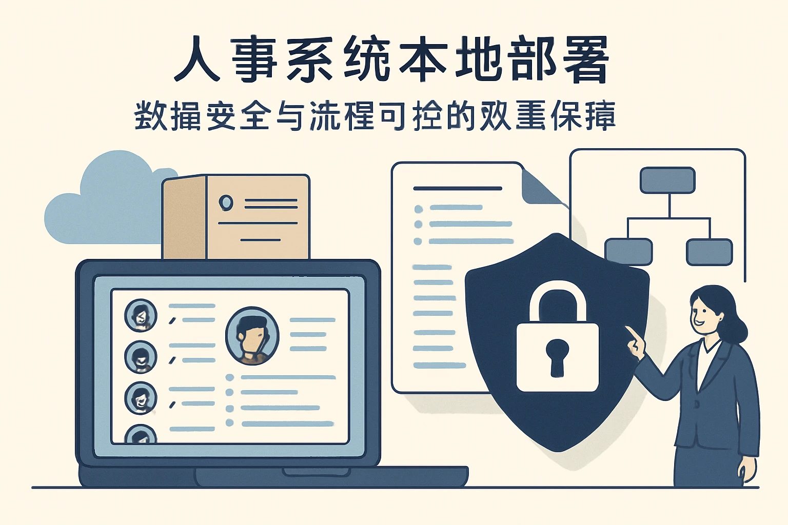 1. 人事系统本地部署：数据安全与流程可控的双重保障