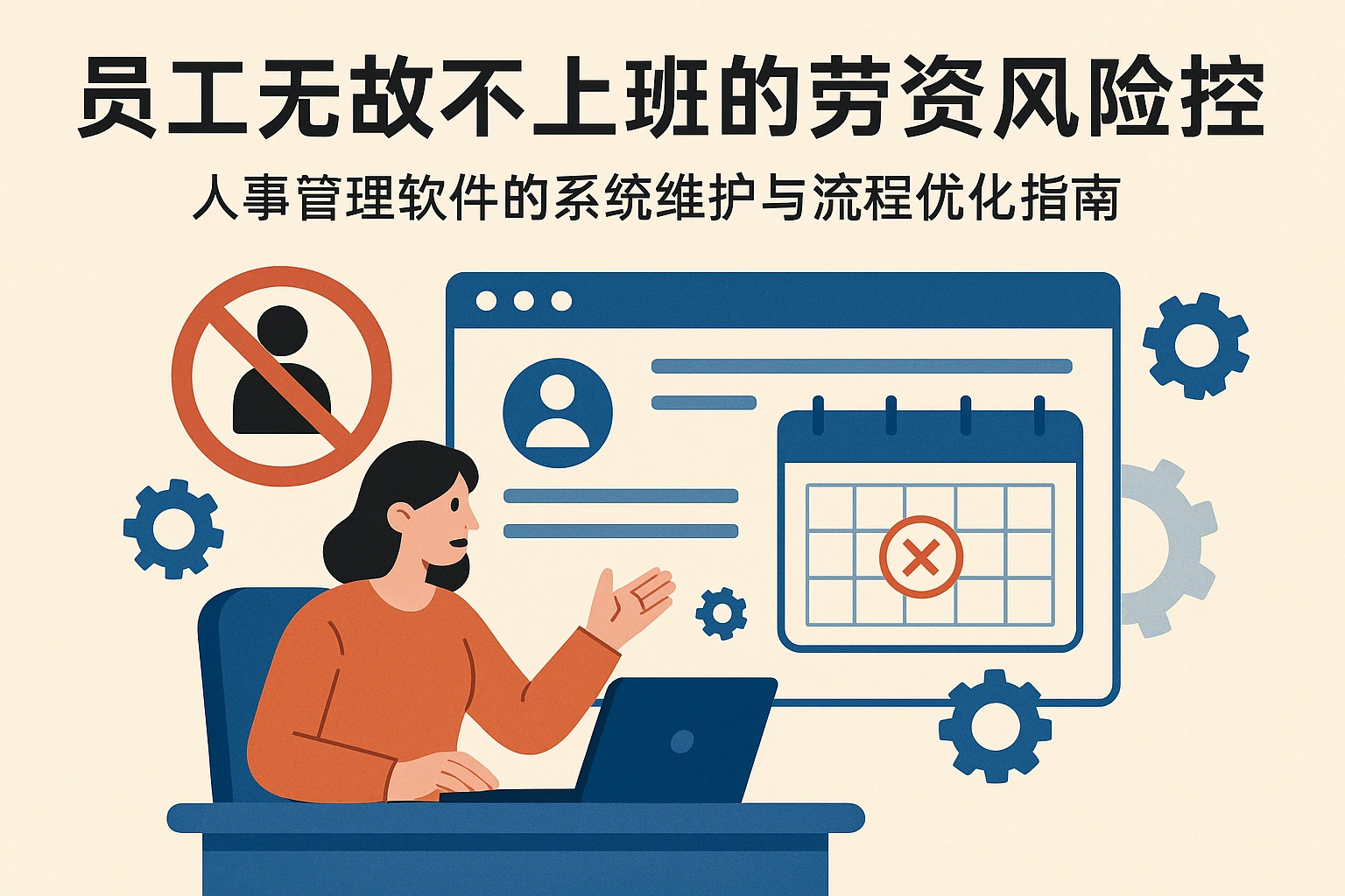 员工无故不上班的劳资风险防控：人事管理软件的系统维护与流程优化指南