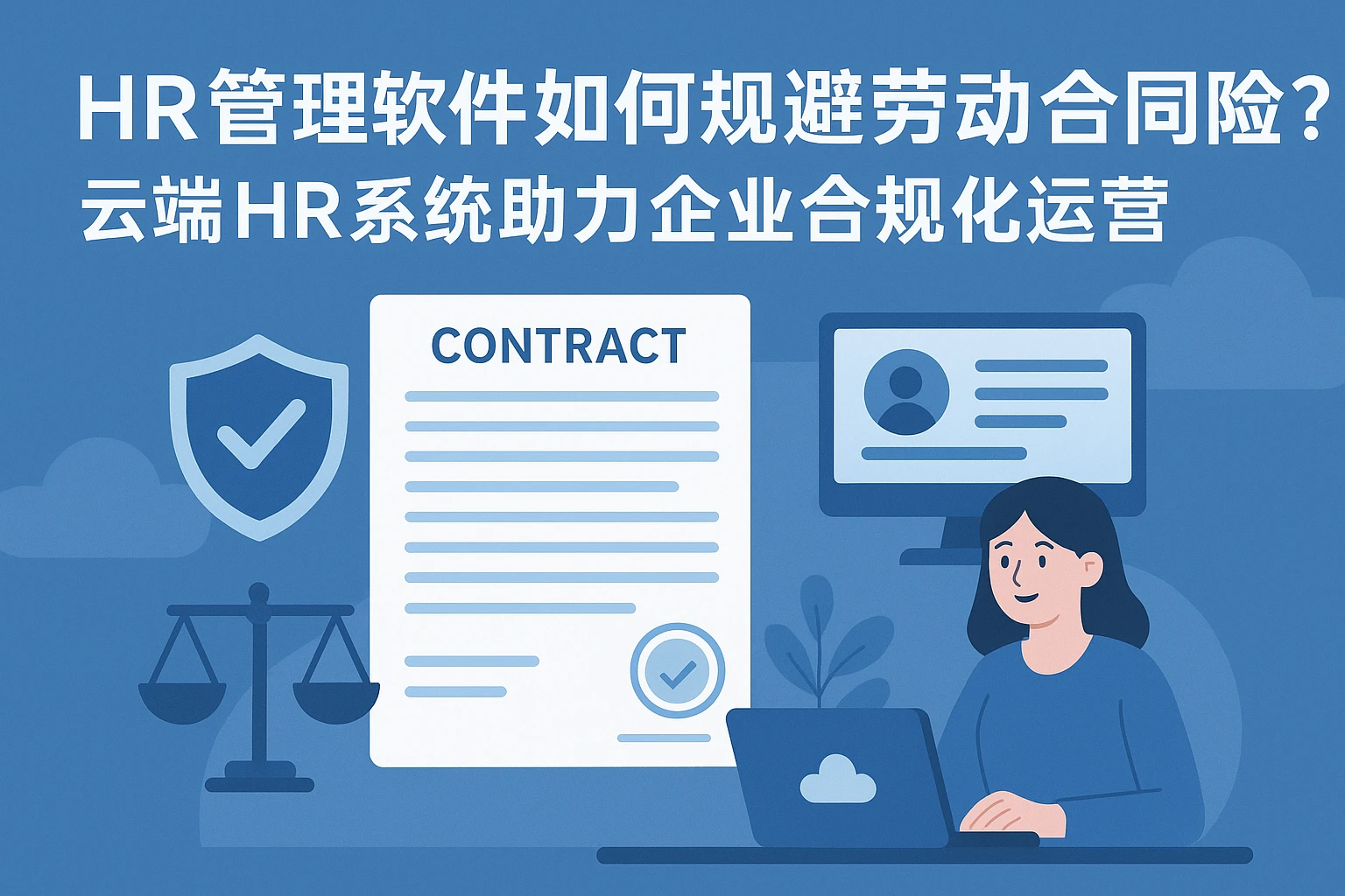 HR管理软件如何规避劳动合同风险？云端HR系统助力企业合规化运营