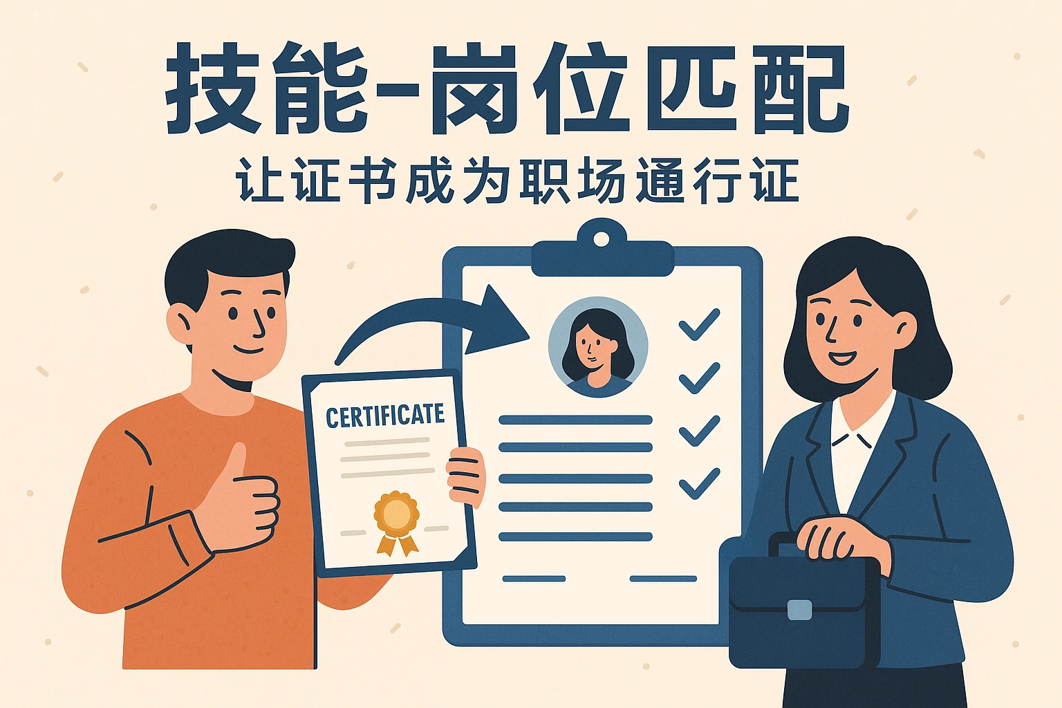 技能-岗位匹配：让证书成为职场通行证