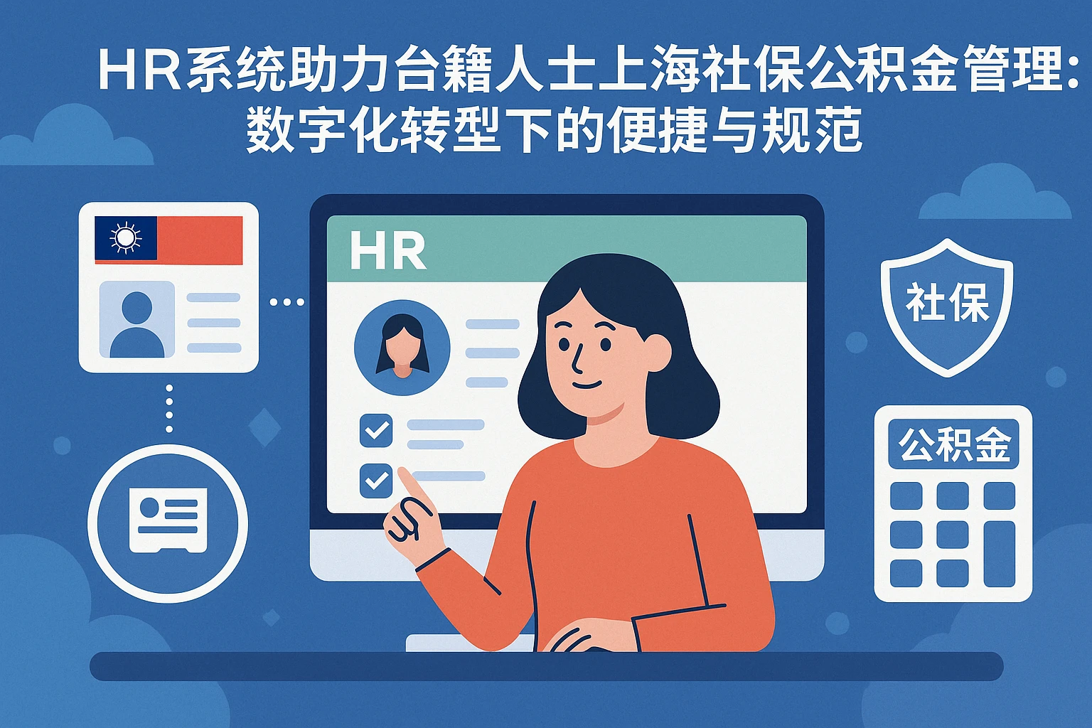 HR系统助力台籍人士上海社保公积金管理：数字化转型下的便捷与规范