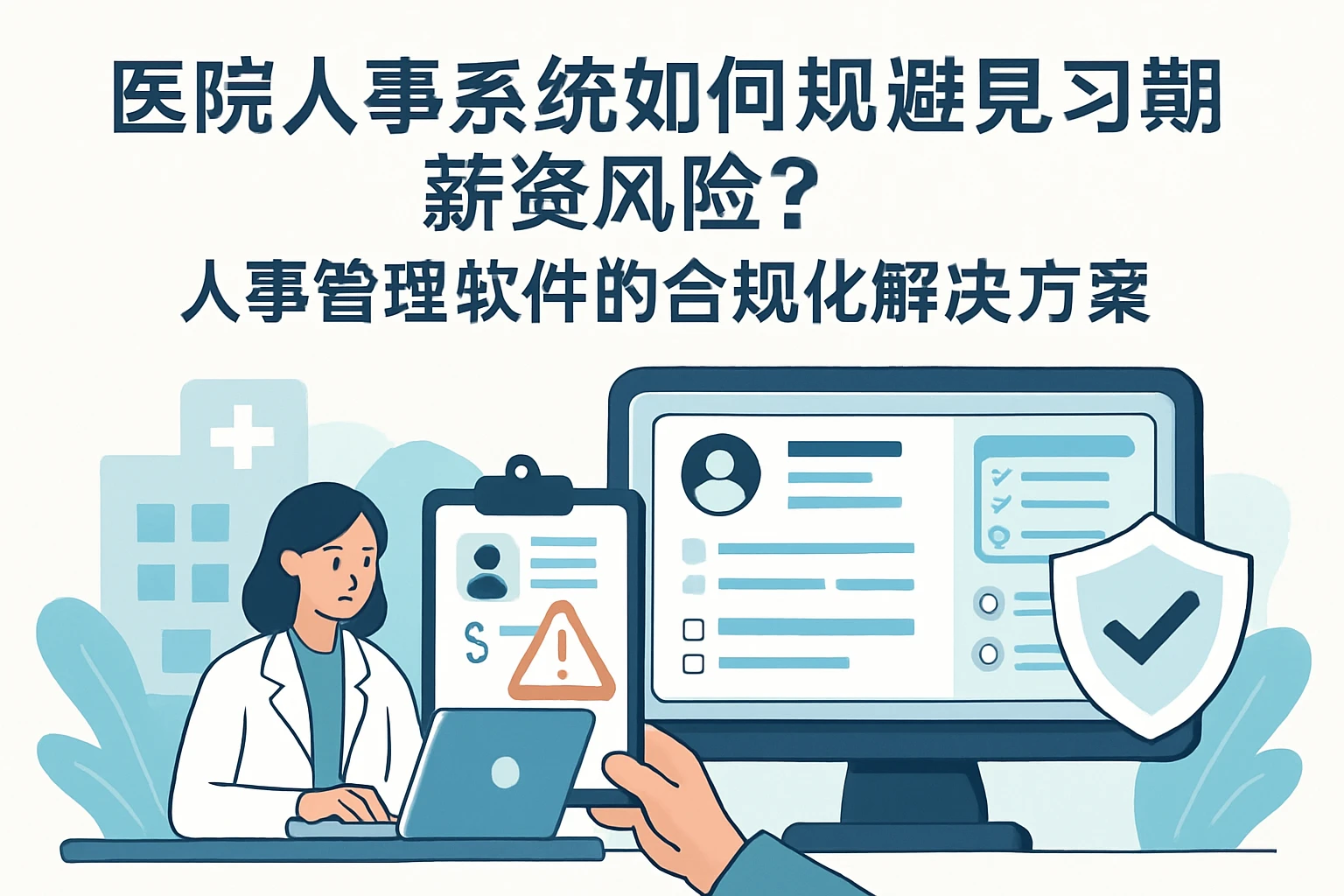 医院人事系统如何规避见习期薪资风险？人事管理软件的合规化解决方案
