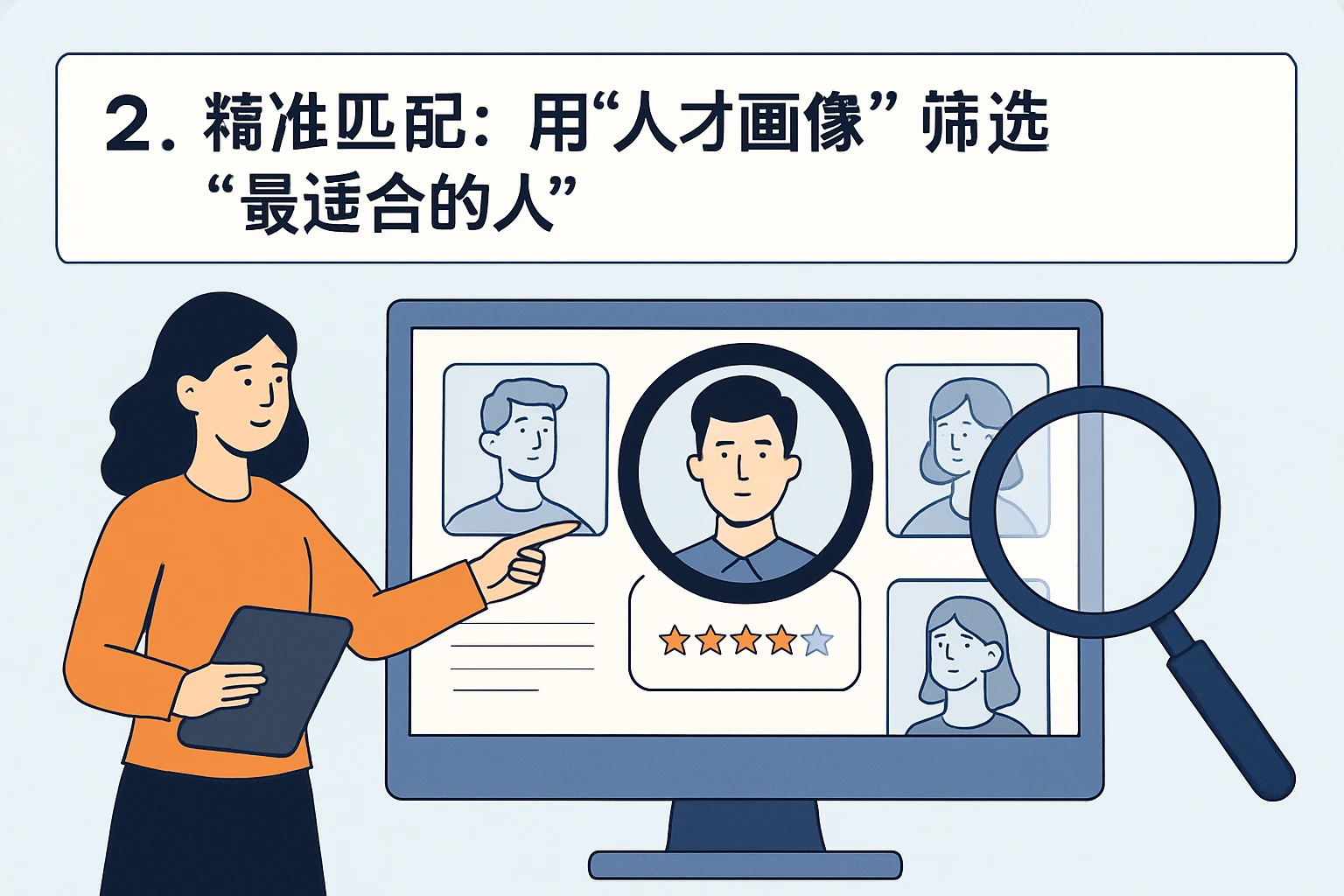2. 精准匹配：用“人才画像”筛选“最适合的人”
