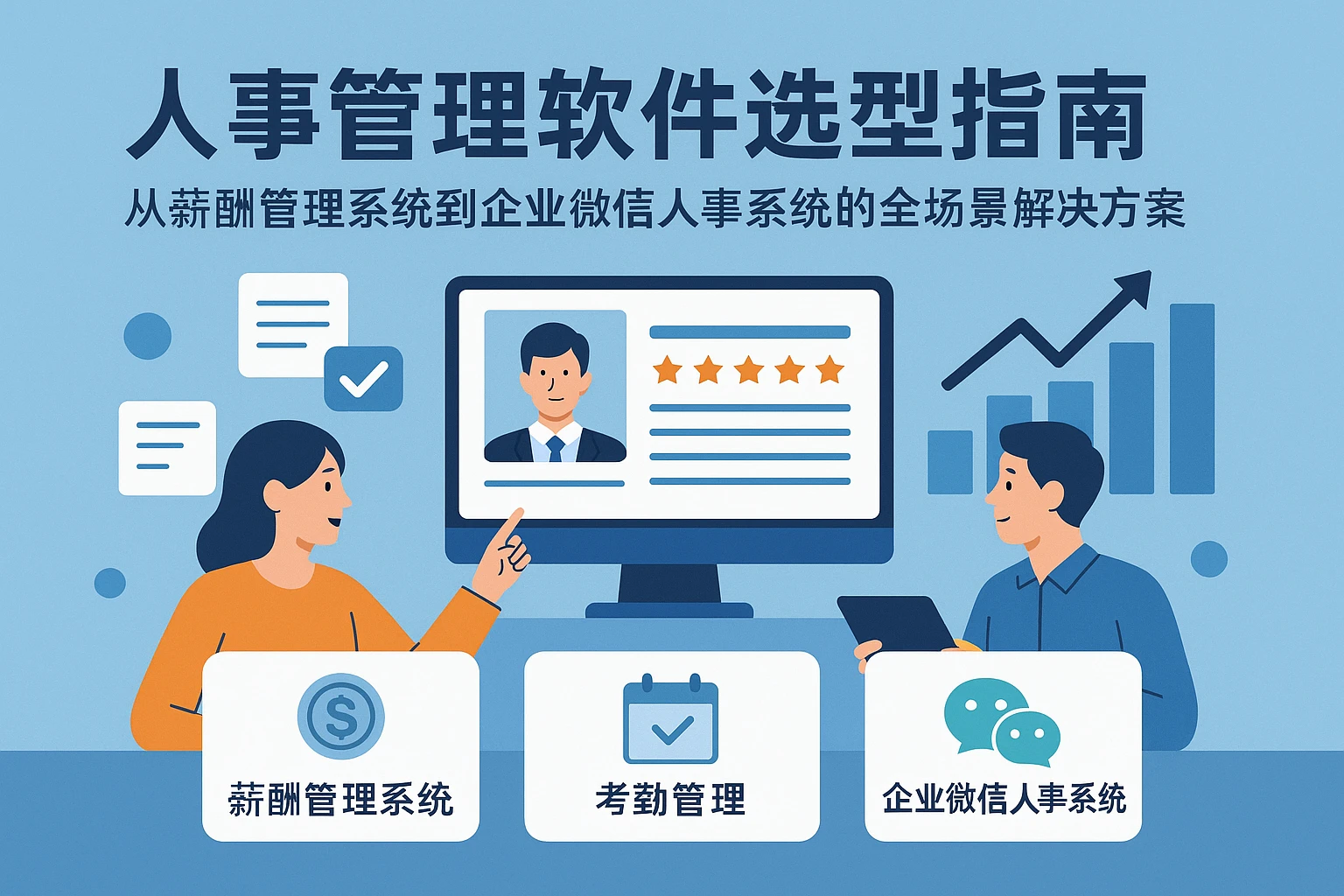 人事管理软件选型指南：从薪酬管理系统到企业微信人事系统的全场景解决方案