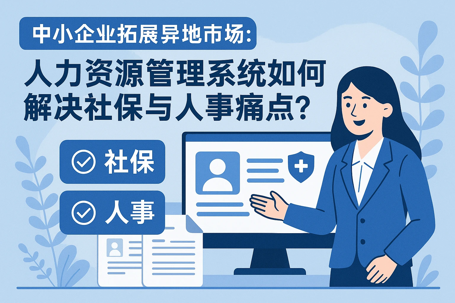 中小企业拓展异地市场：人力资源管理系统如何解决社保与人事痛点？