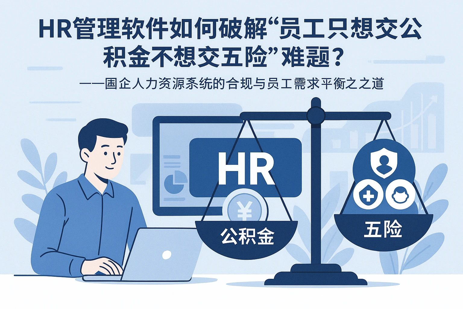 HR管理软件如何破解“员工只想交公积金不想交五险”难题？——国企人力资源系统的合规与员工需求平衡之道