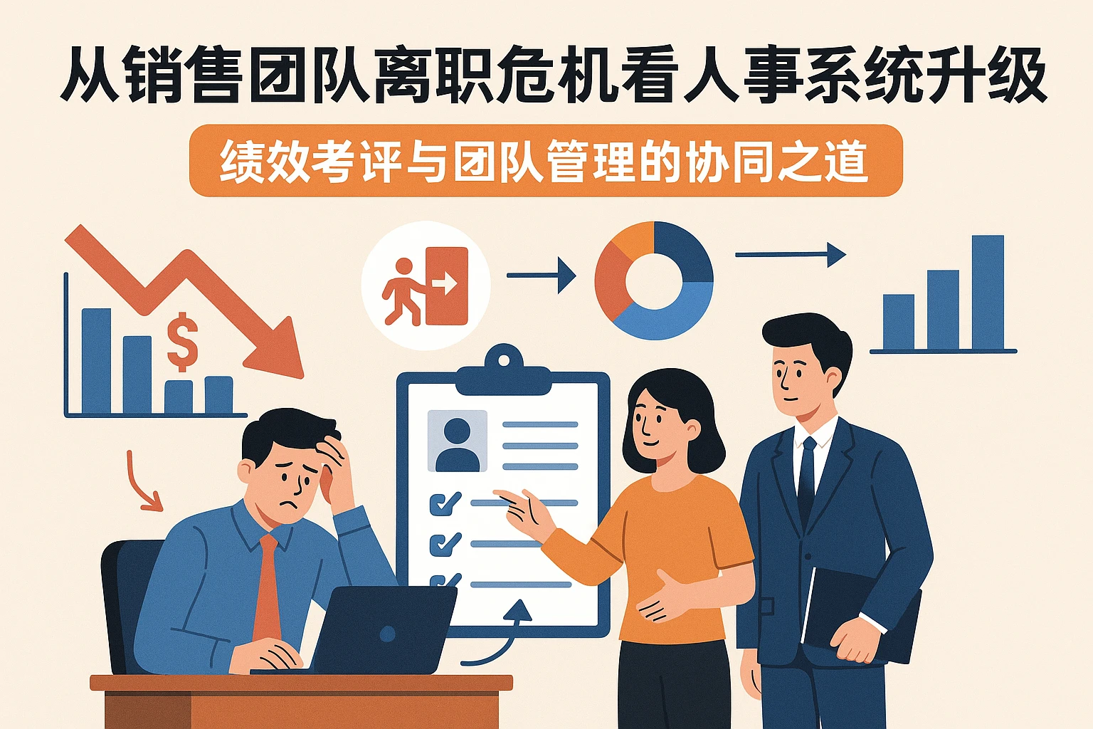 从销售团队离职危机看人事系统升级：绩效考评与团队管理的协同之道