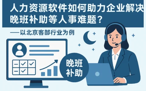 人力资源软件如何助力企业解决晚班补助等人事难题？——以北京客服行业为例