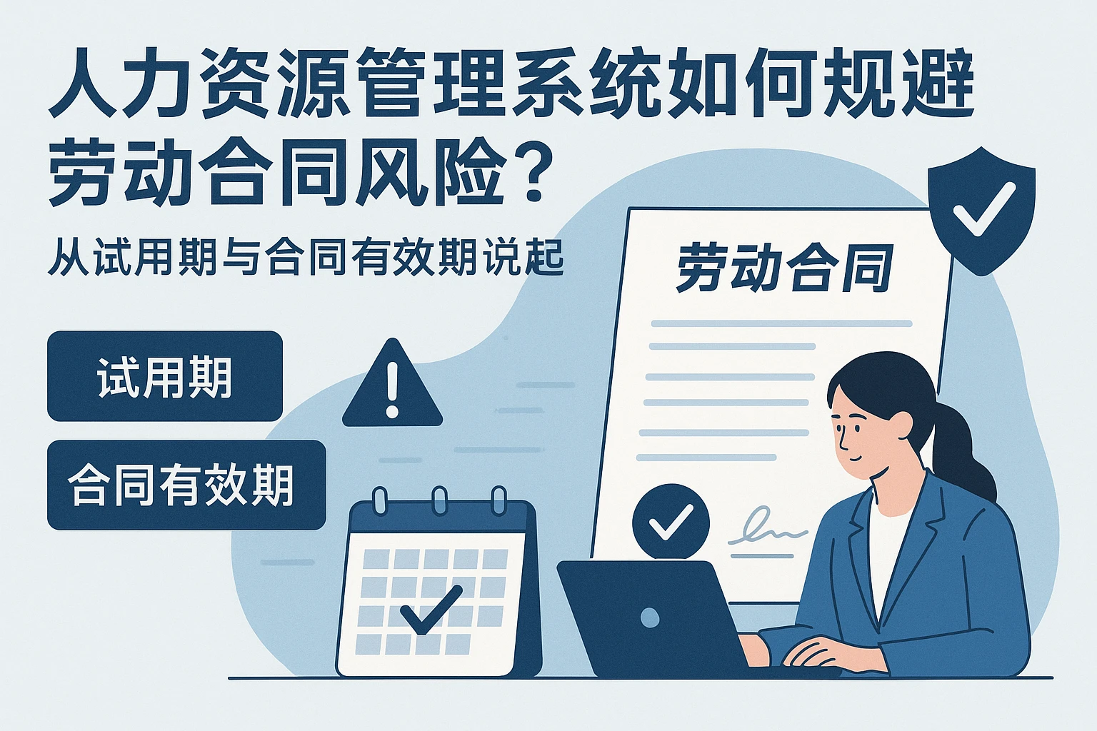 人力资源管理系统如何规避劳动合同风险？从试用期与合同有效期说起