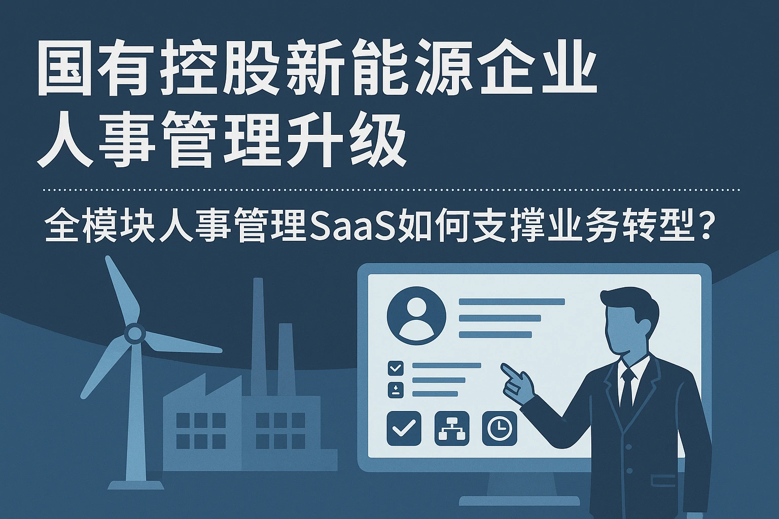 国有控股新能源企业人事管理升级：全模块人事管理SaaS如何支撑业务转型？