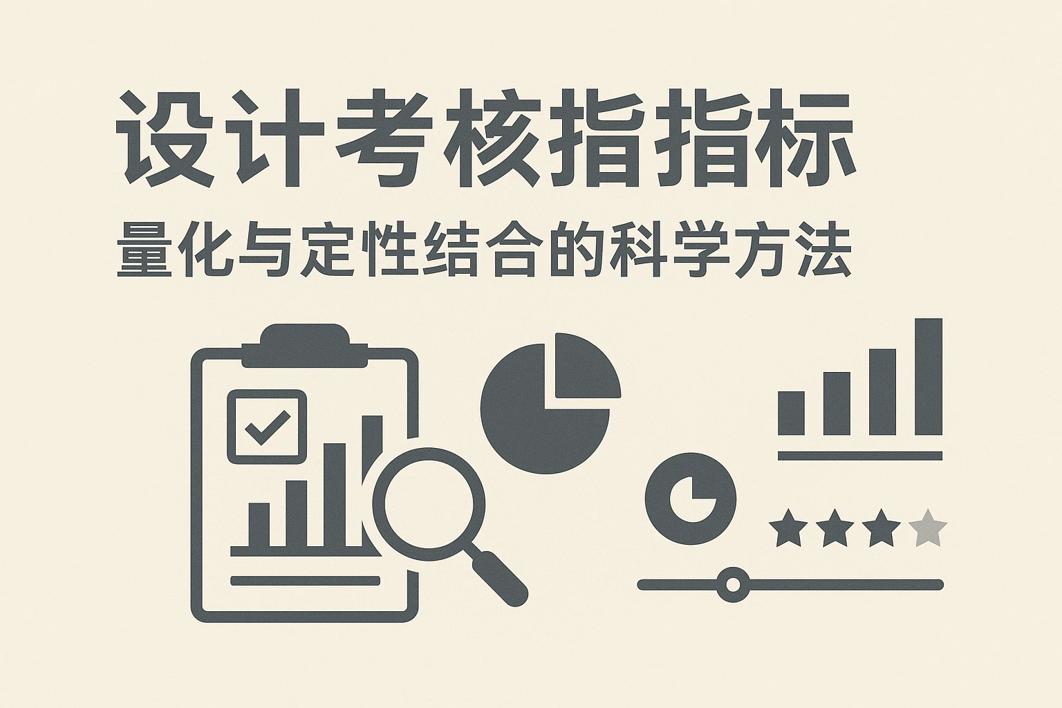 2. 设计考核指标：量化与定性结合的科学方法