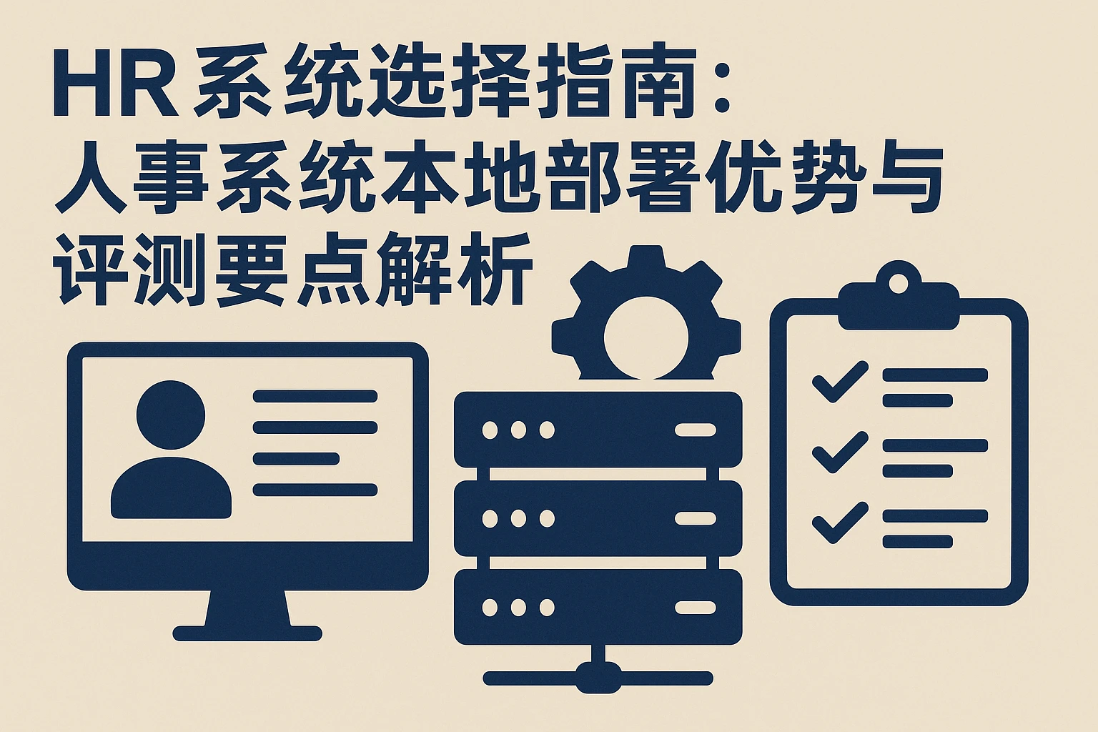 HR系统选择指南：人事系统本地部署优势与评测要点解析