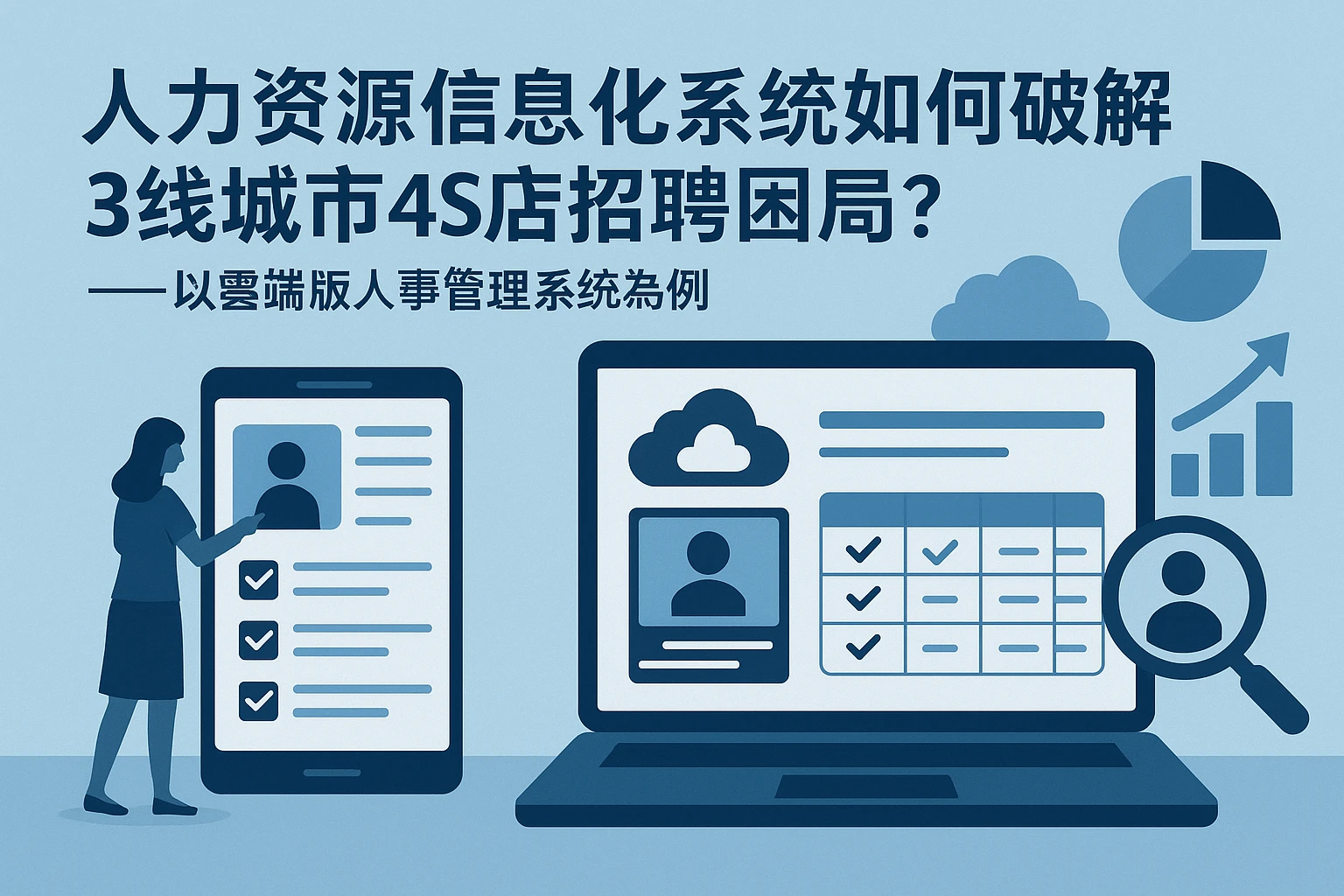 人力资源信息化系统如何破解3线城市4S店招聘困局？——以云端版人事管理系统为例