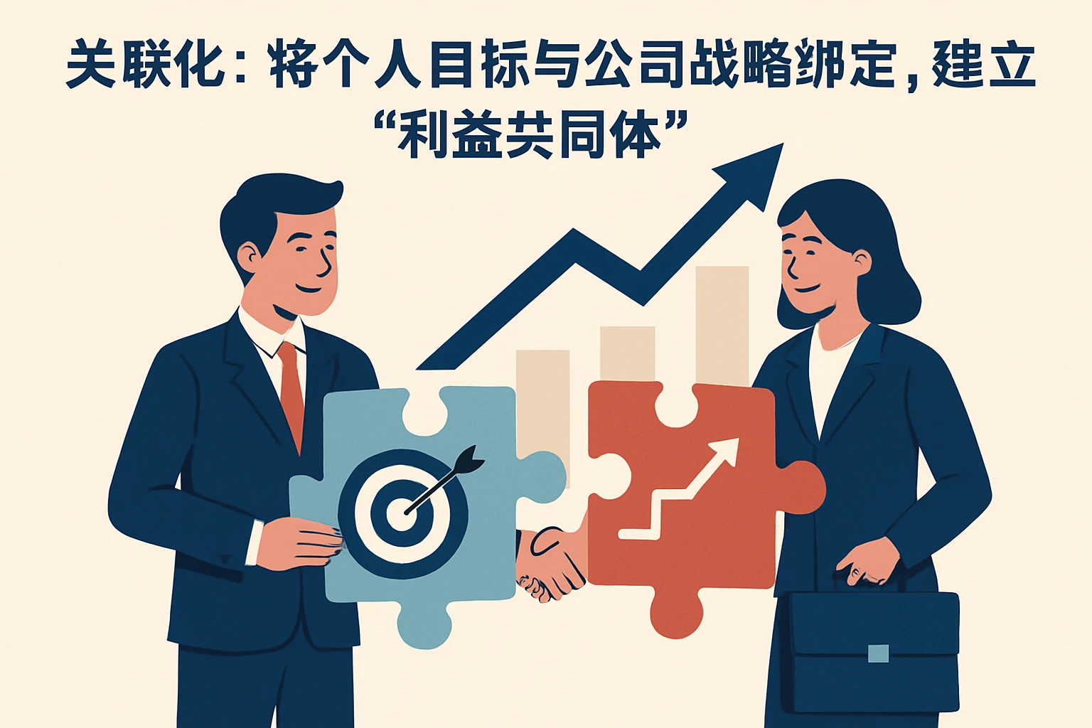 2. 关联化：将个人目标与公司战略绑定，建立“利益共同体”
