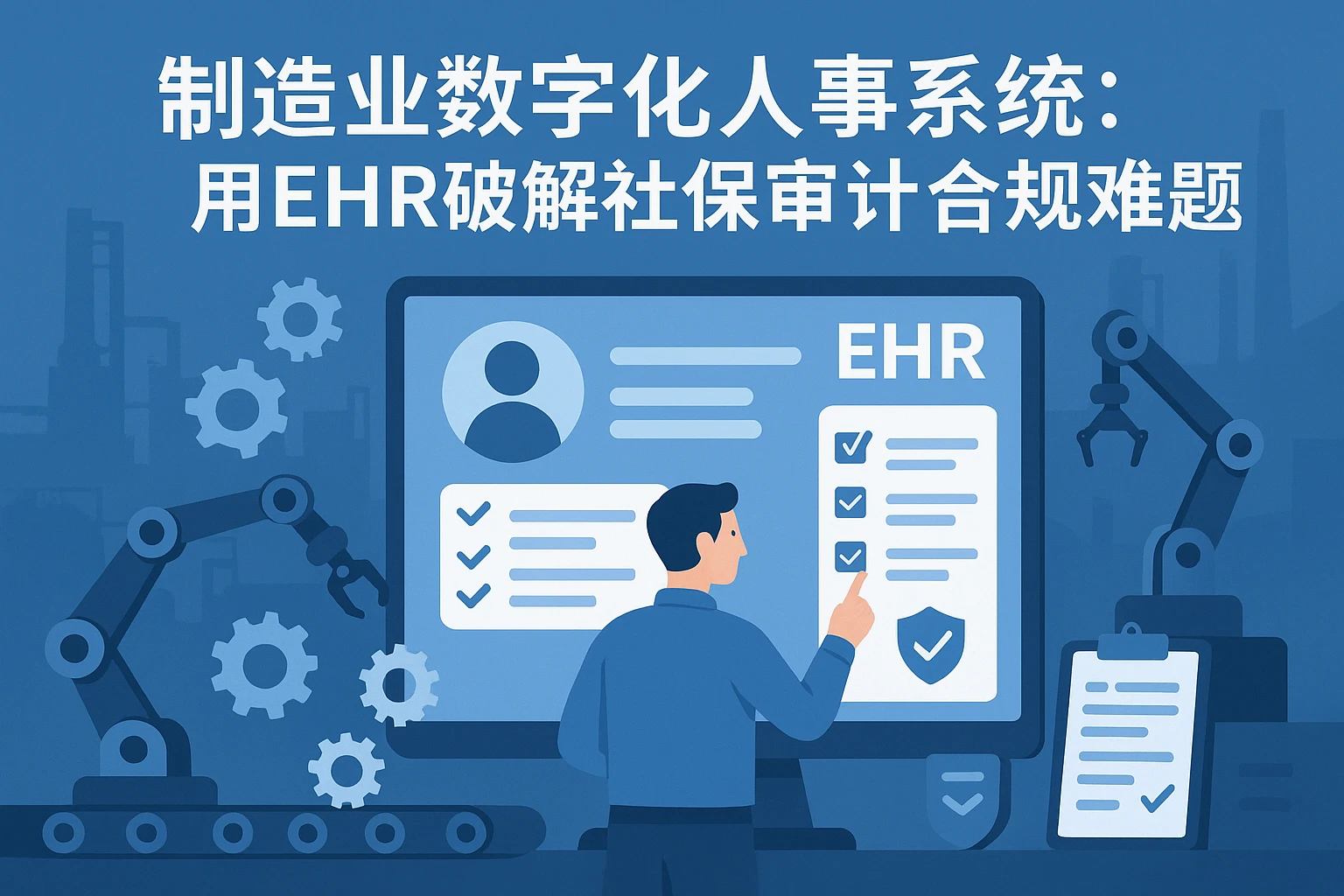 制造业数字化人事系统：用EHR破解社保审计合规难题