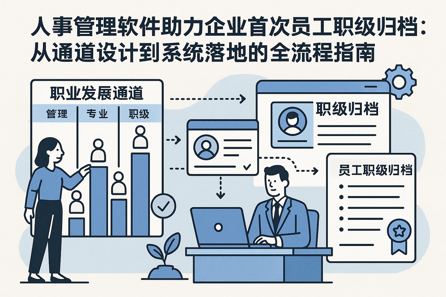 人事管理软件助力企业首次员工职级归档：从通道设计到系统落地的全流程指南
