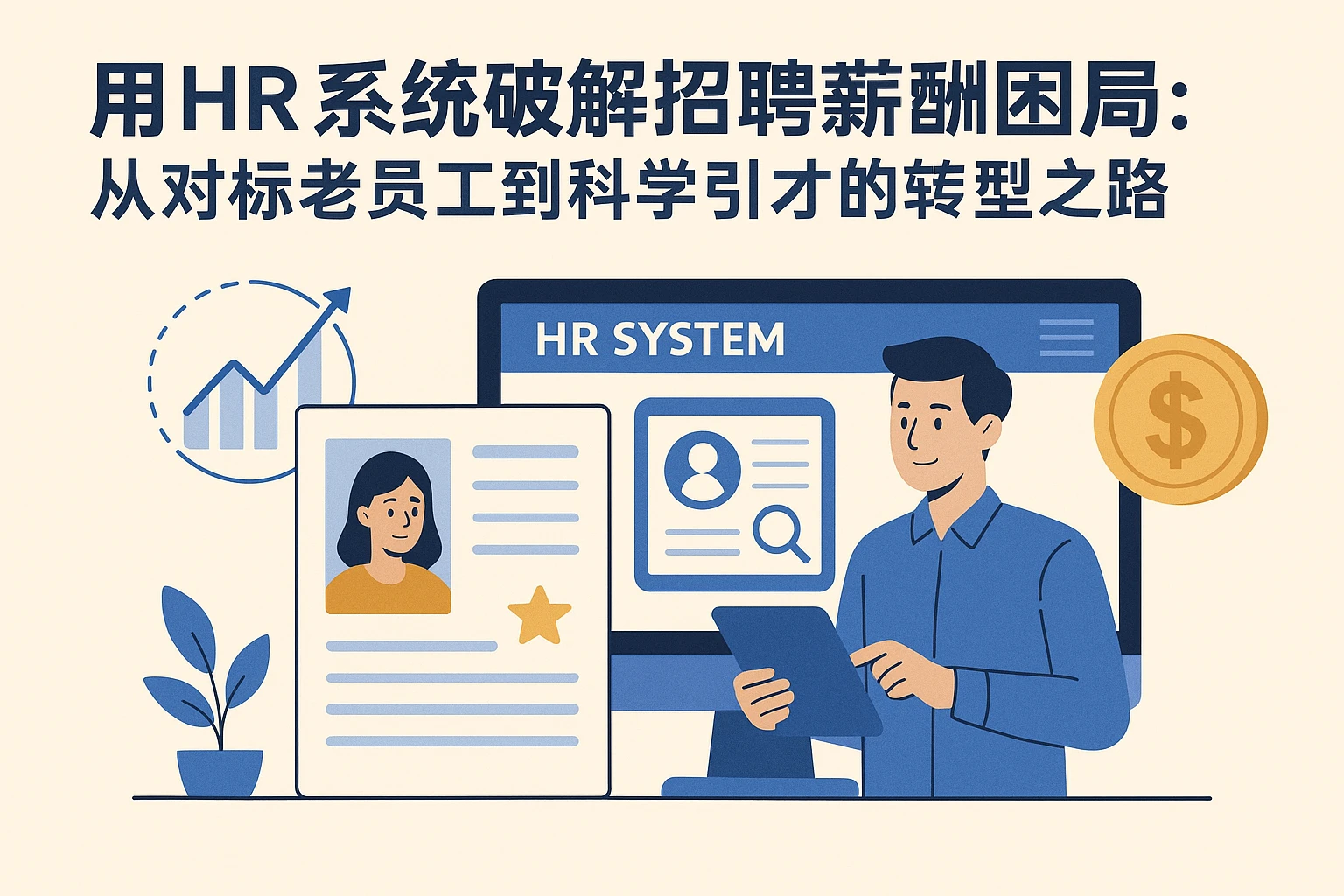 用HR系统破解招聘薪酬困局：从对标老员工到科学引才的转型之路