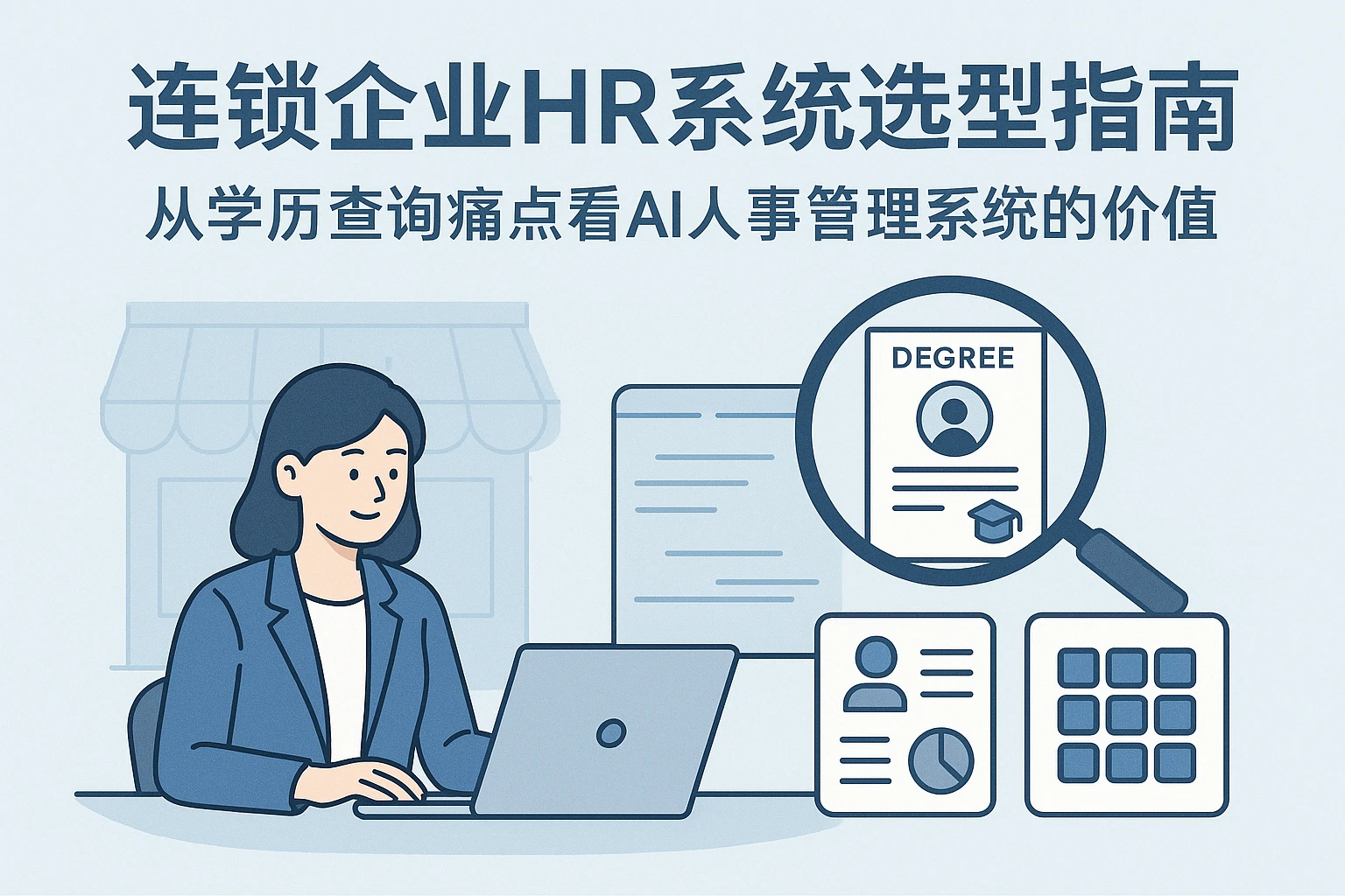 连锁企业HR系统选型指南：从学历查询痛点看AI人事管理系统的价值