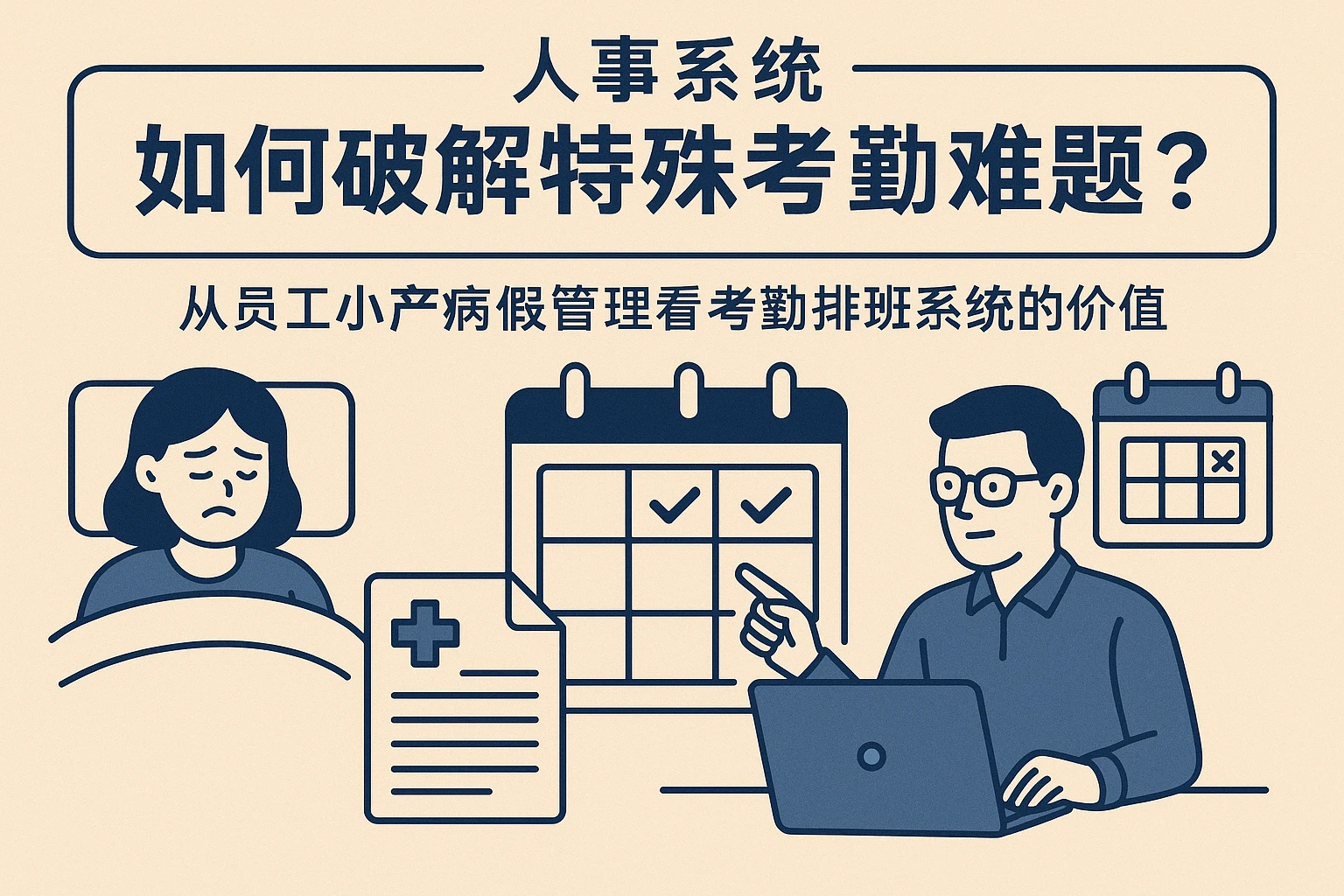 人事系统如何破解特殊考勤难题？从员工小产病假管理看考勤排班系统的价值