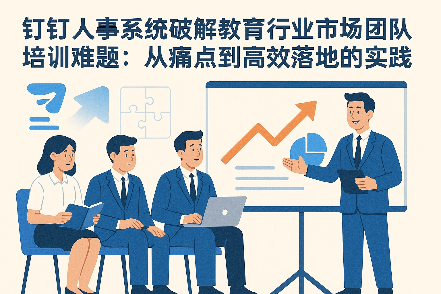 钉钉人事系统破解教育行业市场团队培训难题：从痛点到高效落地的实践