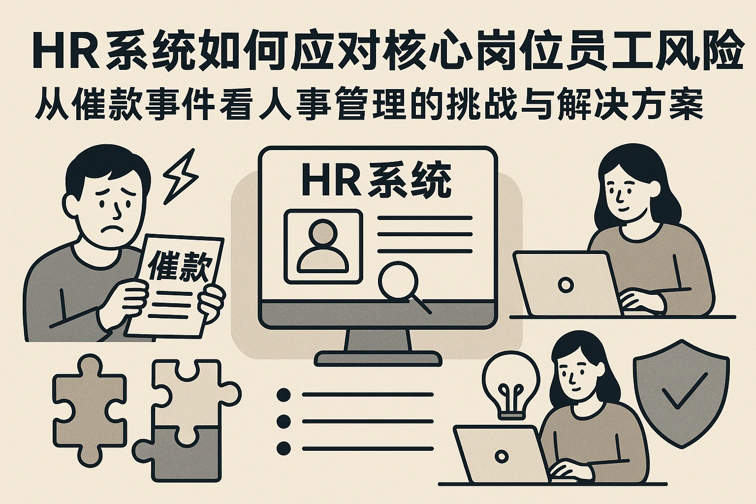 HR系统如何应对核心岗位员工风险？从催款事件看人事管理的挑战与解决方案