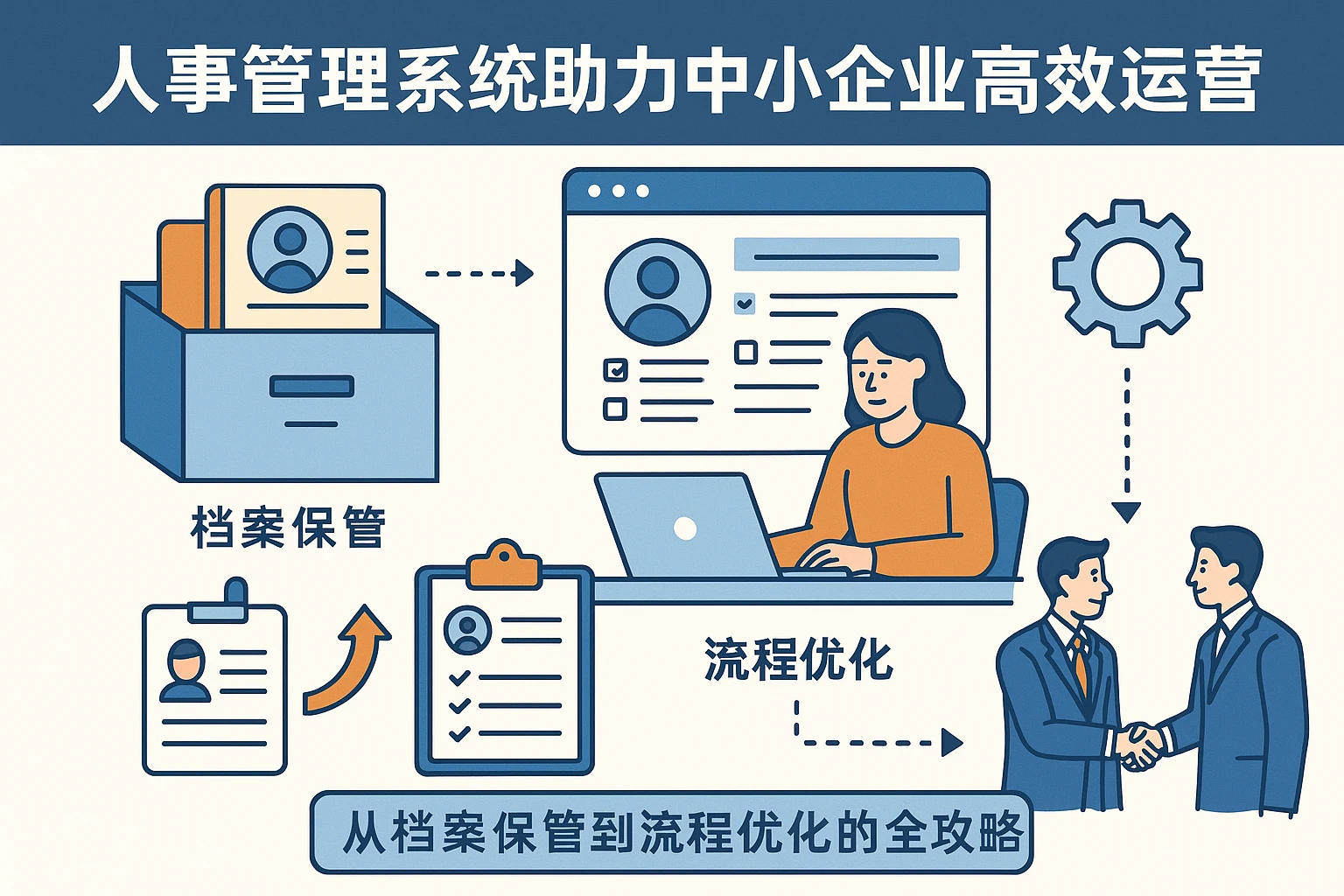 人事管理系统助力中小企业高效运营：从档案保管到流程优化的全攻略