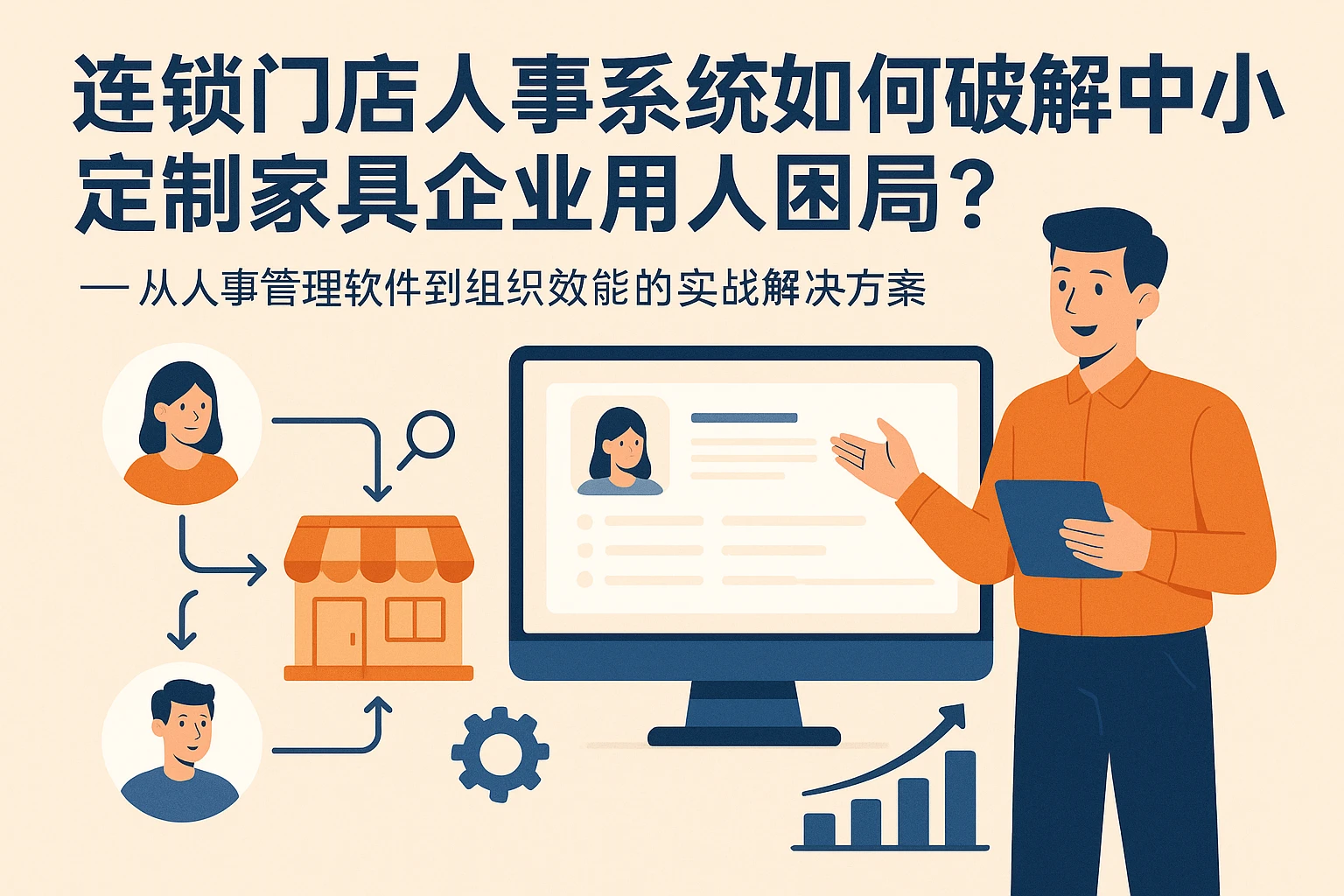 连锁门店人事系统如何破解中小定制家具企业用人困局？——从人事管理软件到组织效能的实战解决方案