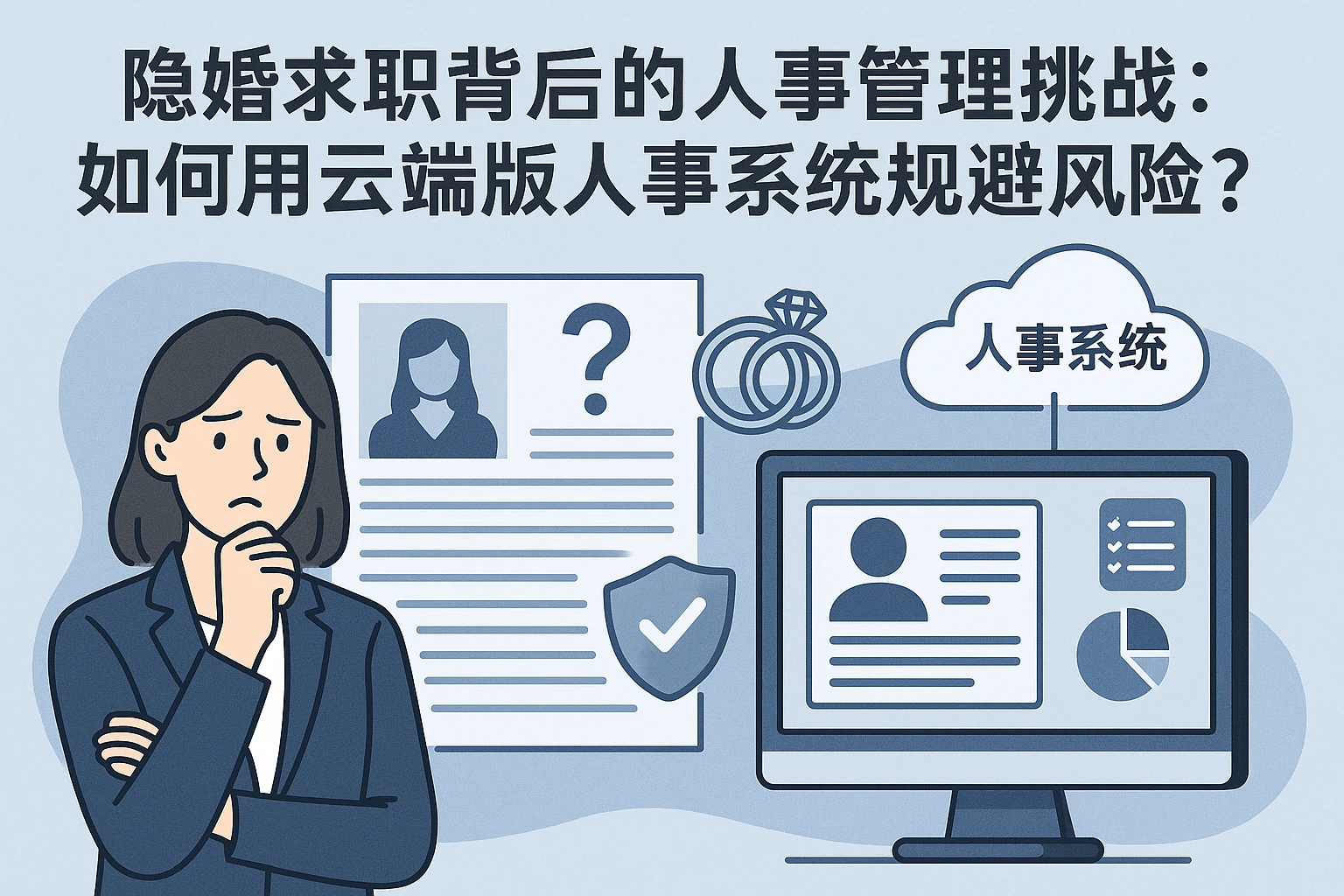 隐婚求职背后的人事管理挑战：如何用云端版人事系统规避风险？