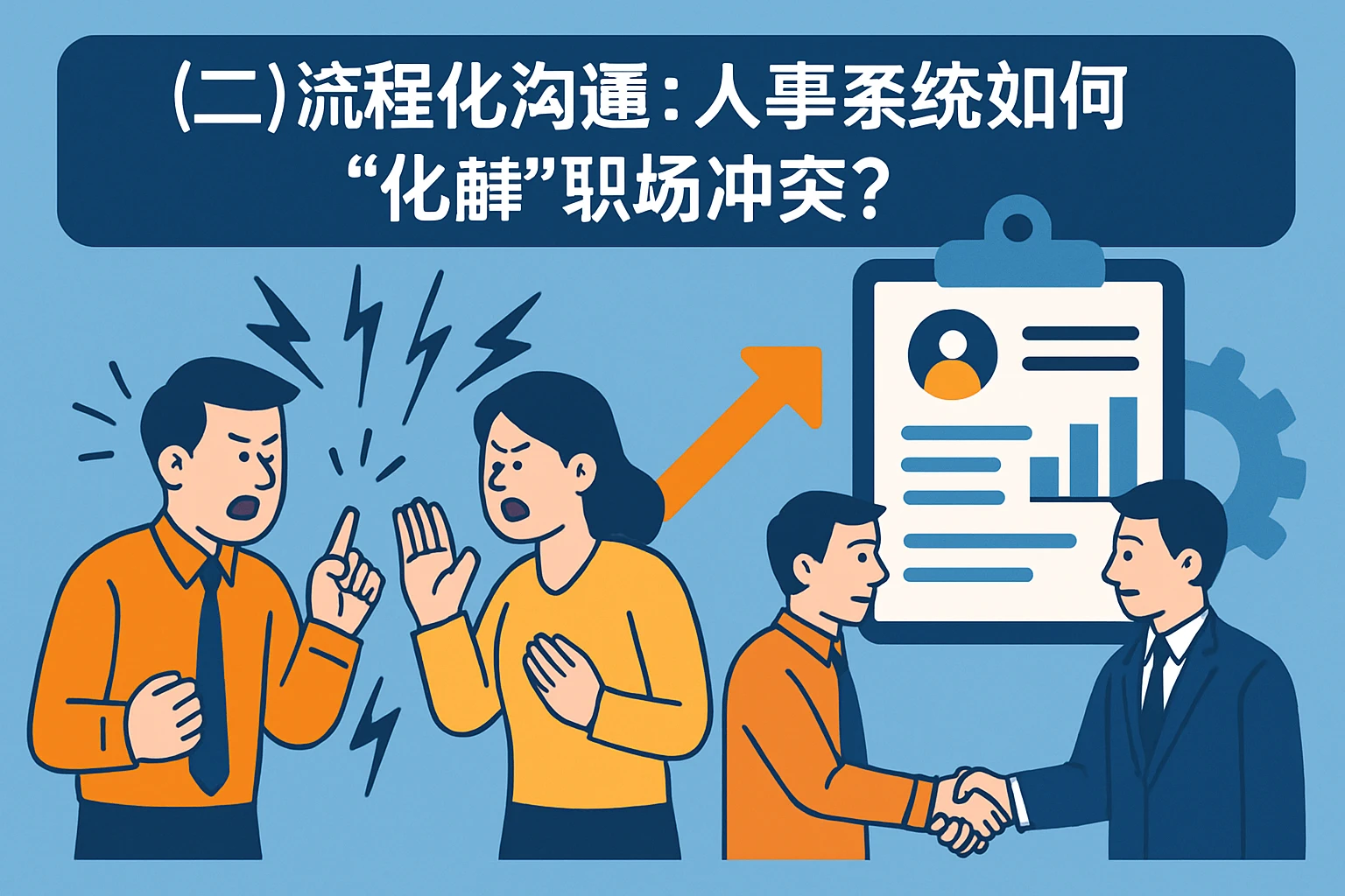 （二）流程化沟通：人事系统如何“化解”职场冲突？