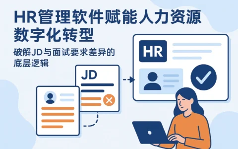 HR管理软件赋能人力资源数字化转型：破解JD与面试要求差异的底层逻辑