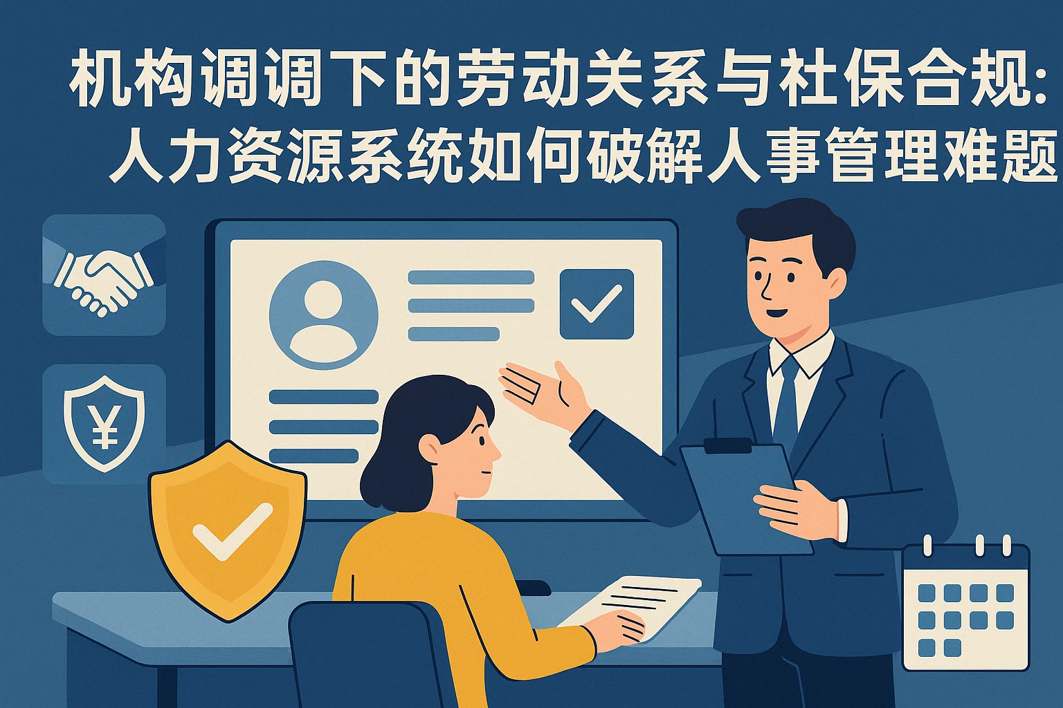 机构调整下的劳动关系与社保合规：人力资源系统如何破解人事管理难题