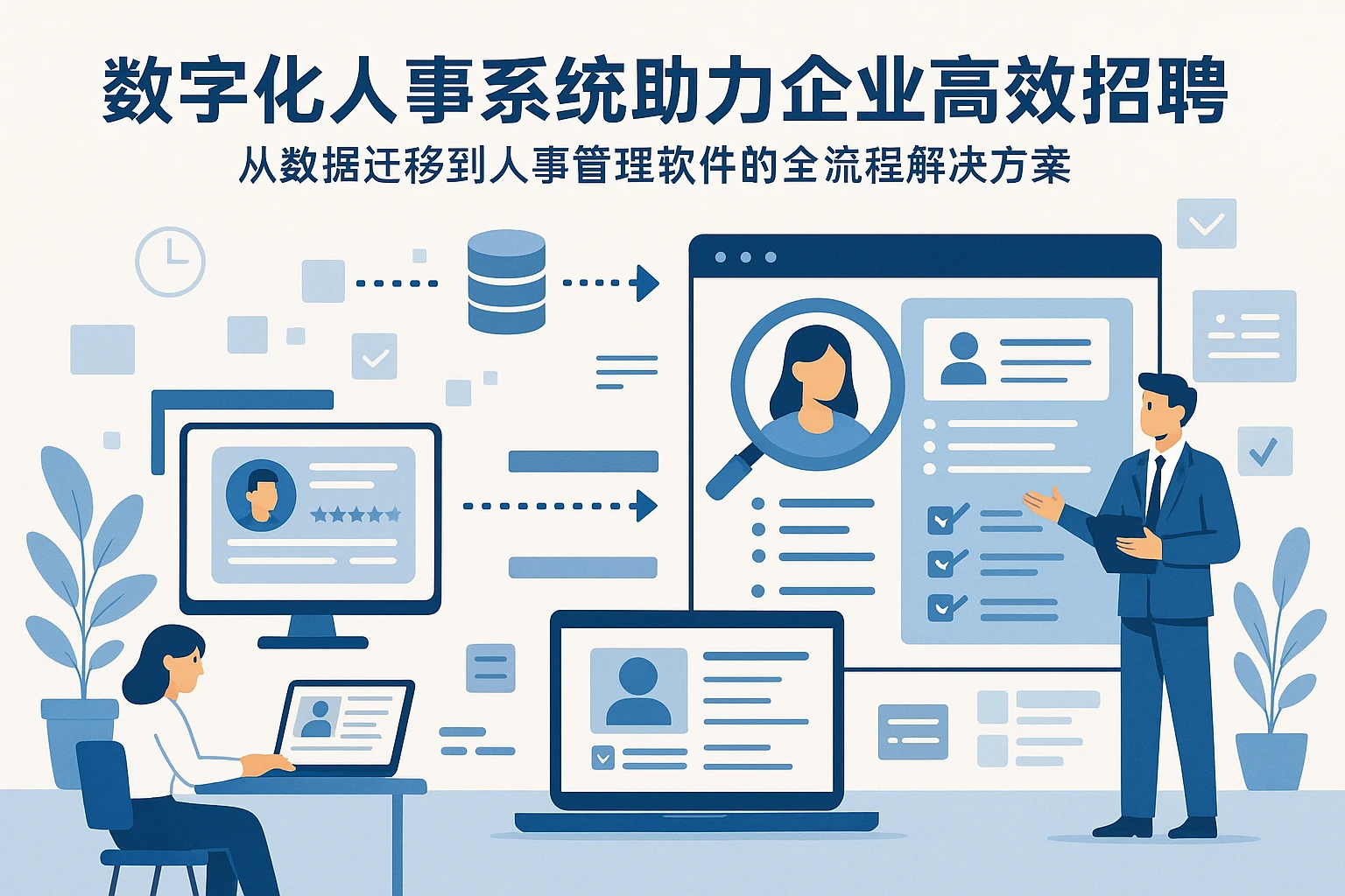 数字化人事系统助力企业高效招聘：从数据迁移到人事管理软件的全流程解决方案